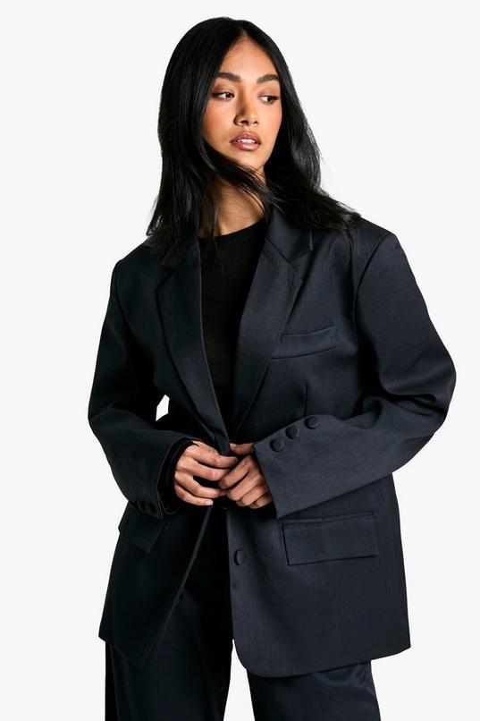 Tailored Oversized Slouchy Blazer by BOOHOO