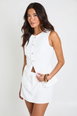 Tailored Slash Neck Button Down Waistcoat Blazer Dress by BOOHOO Tailored Slash Neck Button Down Waistcoat Blazer Dress by BOOHOO