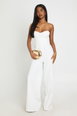 Tailored Sweetheart Bandeau Jumpsuit by BOOHOO Tailored Sweetheart Bandeau Jumpsuit by BOOHOO
