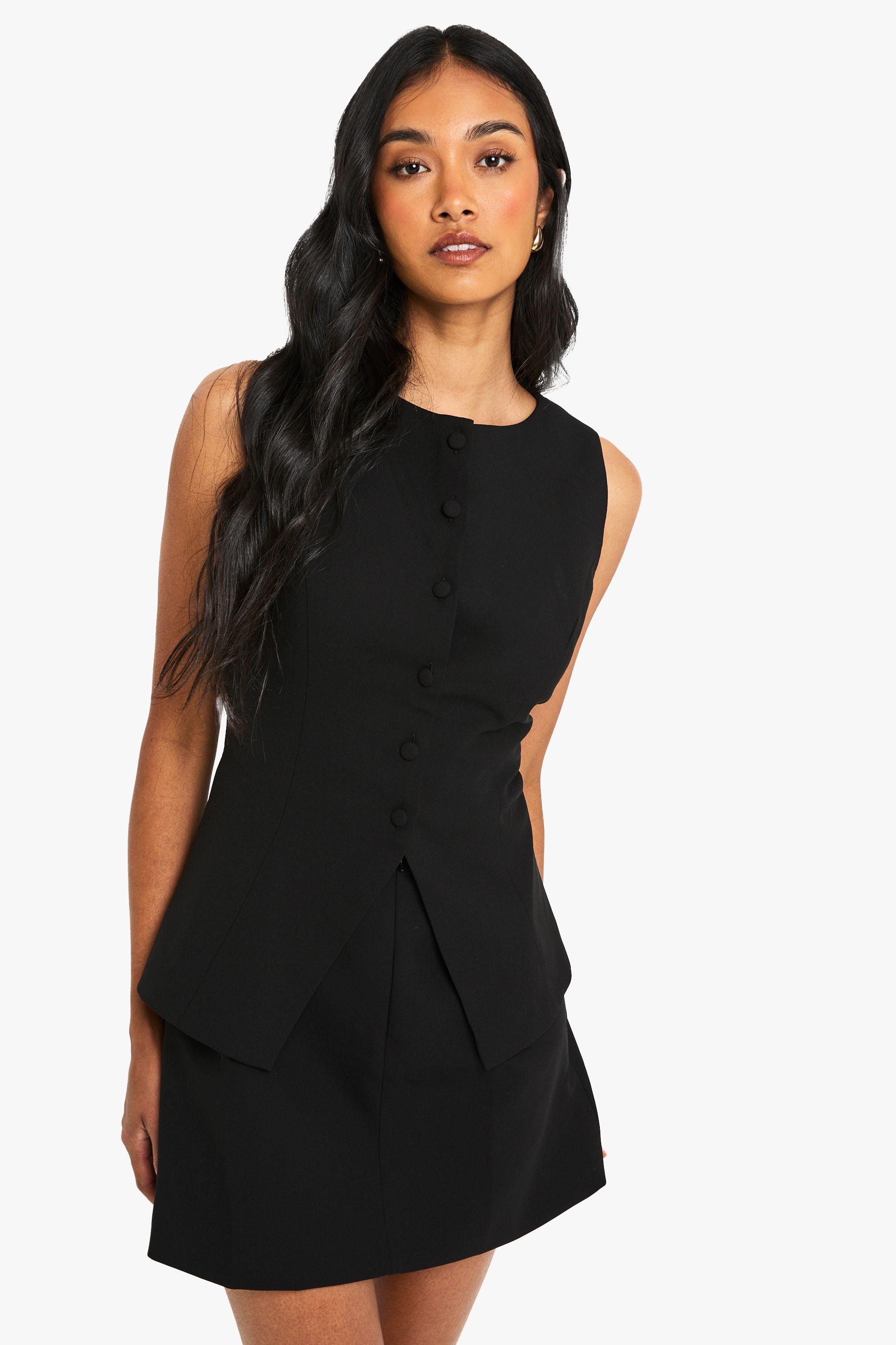 Tailored Waistcoat Mini Dress by BOOHOO Tailored Waistcoat Mini Dress by BOOHOO