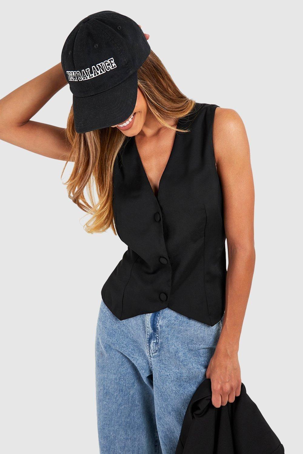 Tailored Woven Waistcoat by BOOHOO