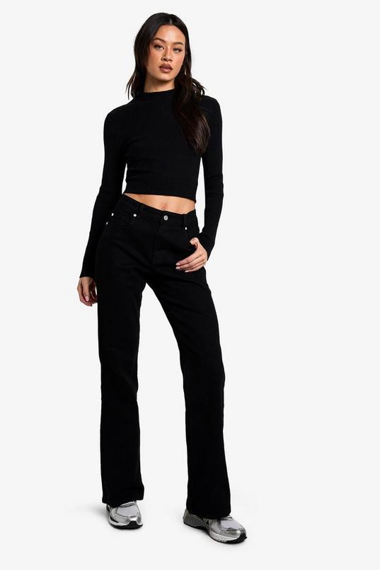Tall Comfort Stretch Low Waist Bootcut Jean by BOOHOO