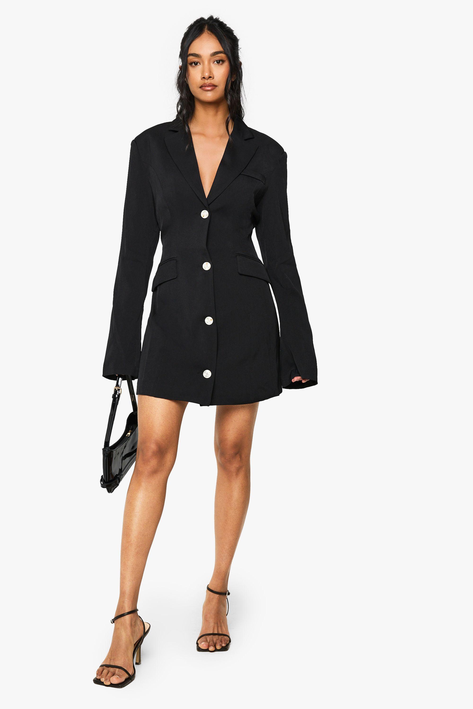 Tall Tailored Skater Dress by BOOHOO