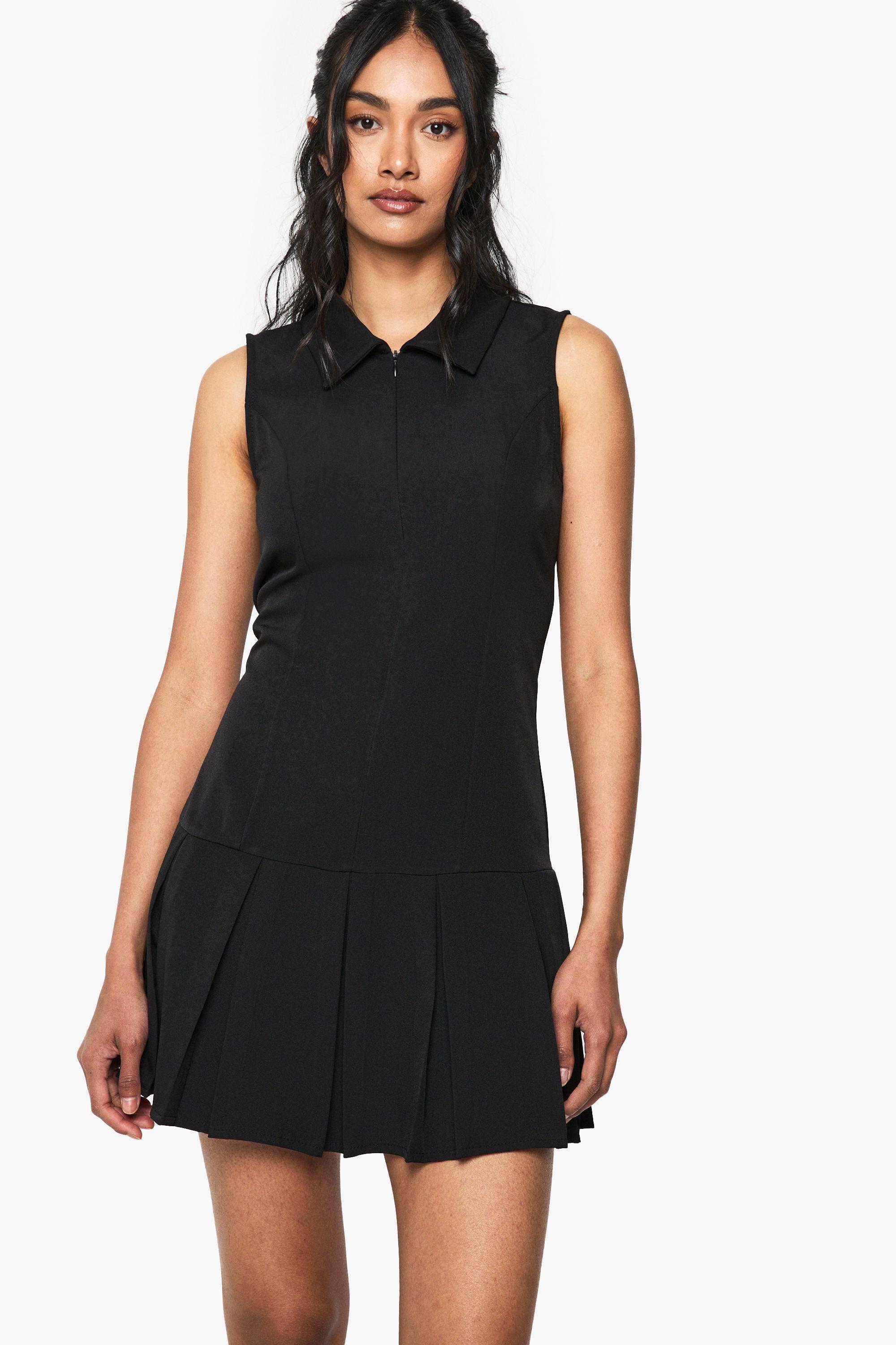 Tennis Skirt Mini Dress by BOOHOO