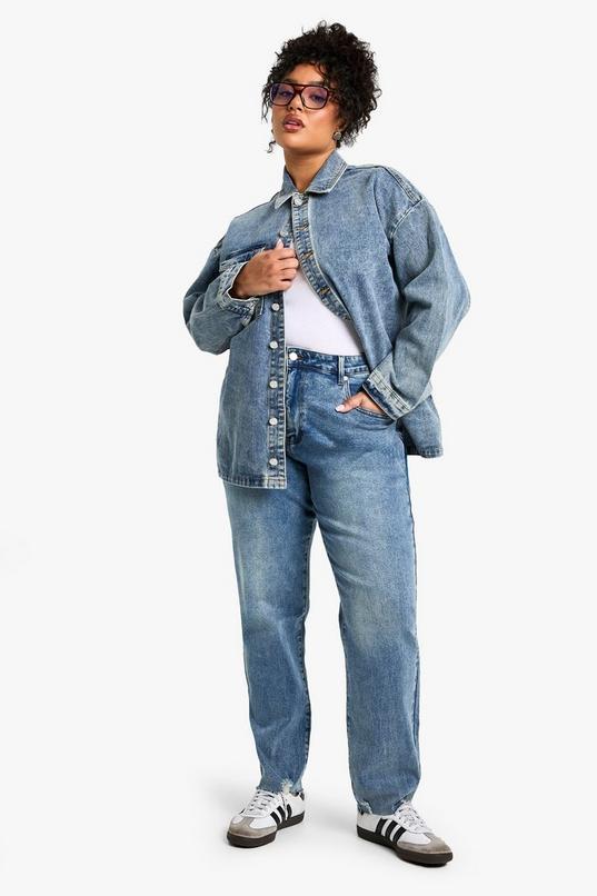 The Plus Mom Jean by BOOHOO