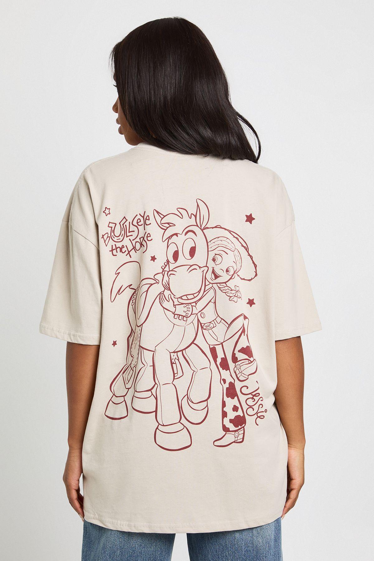 Toy Story Jessie and Bullseye License Printed T-Shirt by BOOHOO Toy Story Jessie and Bullseye License Printed T-Shirt by BOOHOO