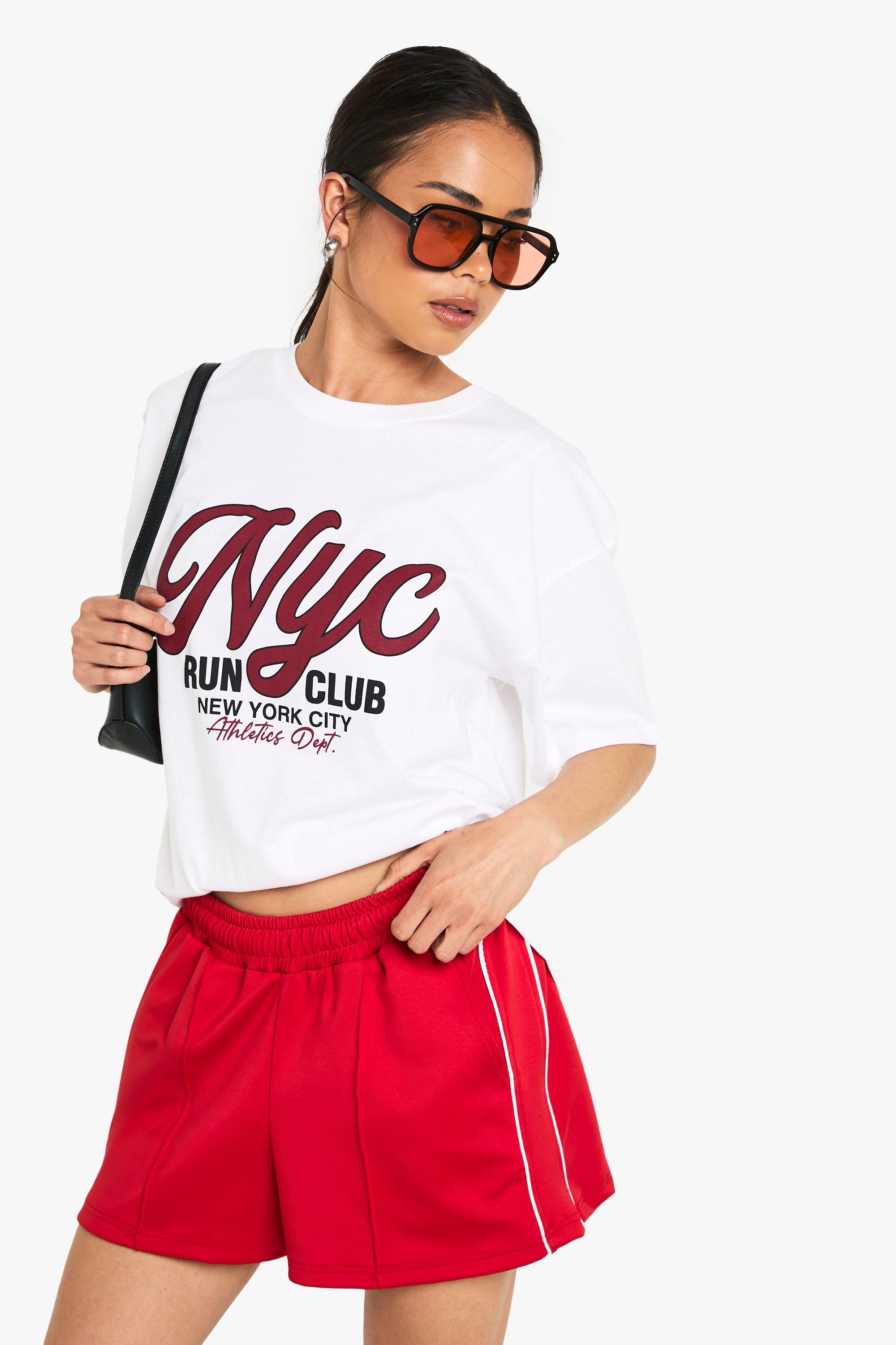 Tricot Side Stripe Shorts by BOOHOO