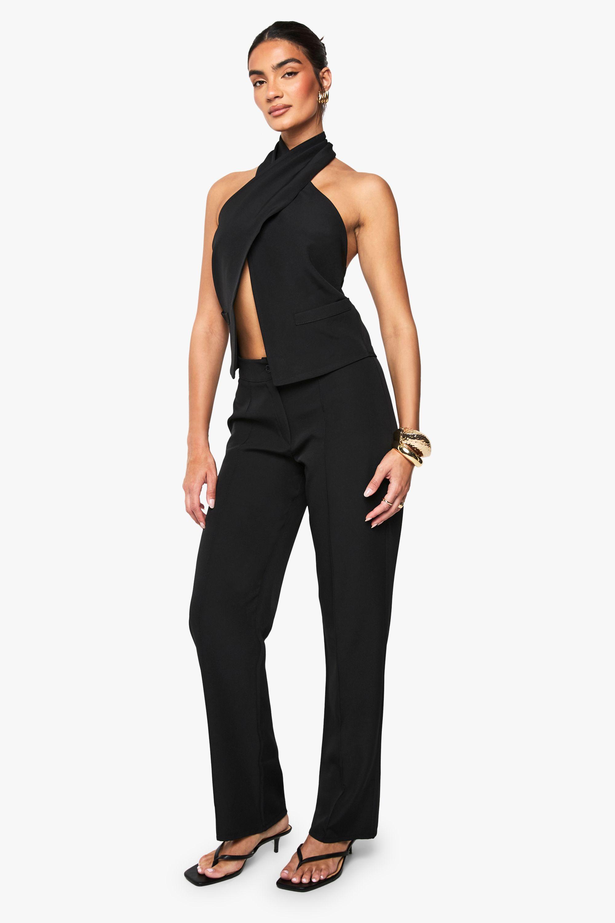 Woven Halter Co-ord by BOOHOO
