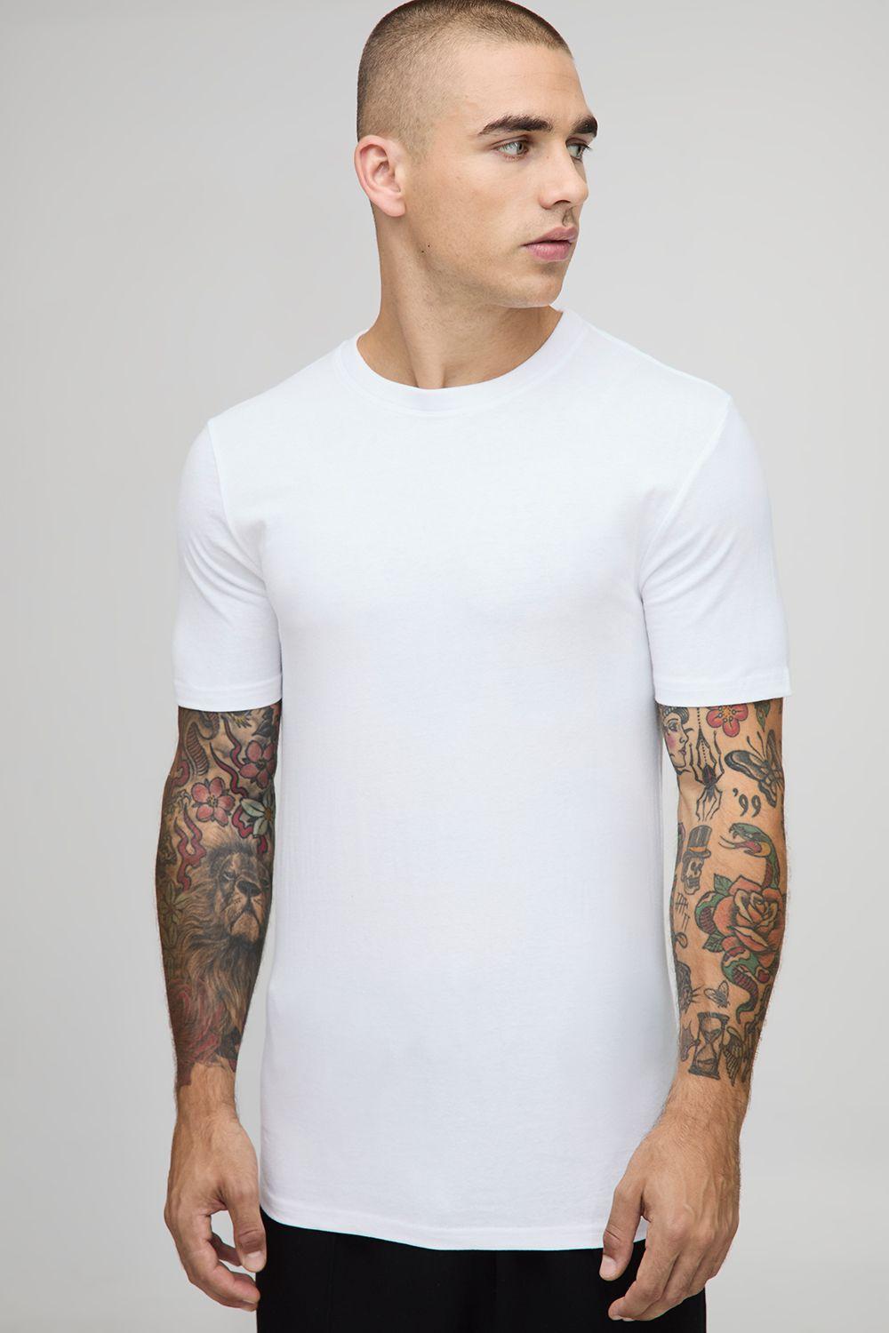 2 Pack Muscle Fit T-shirt by BOOHOOMAN