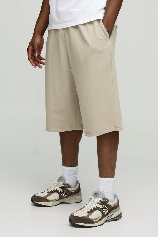 260GSM Loopback Basic Regular Fit Jersey Jorts by BOOHOOMAN