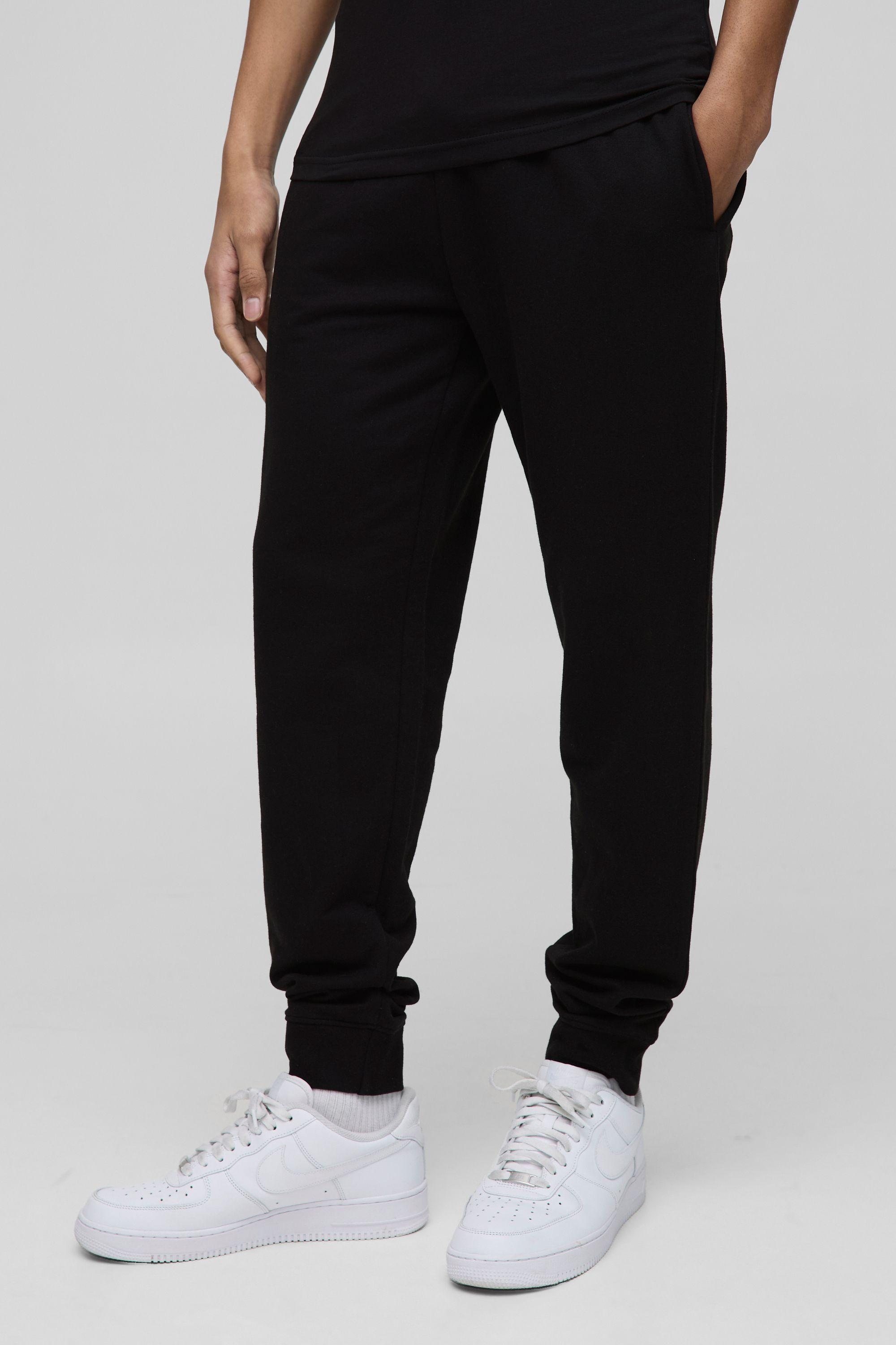 260GSM Loopback Basic Regular Fit Jogger by BOOHOOMAN