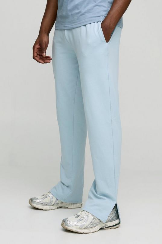 260GSM Loopback Basic Regular Fit Split Hem Jogger by BOOHOOMAN