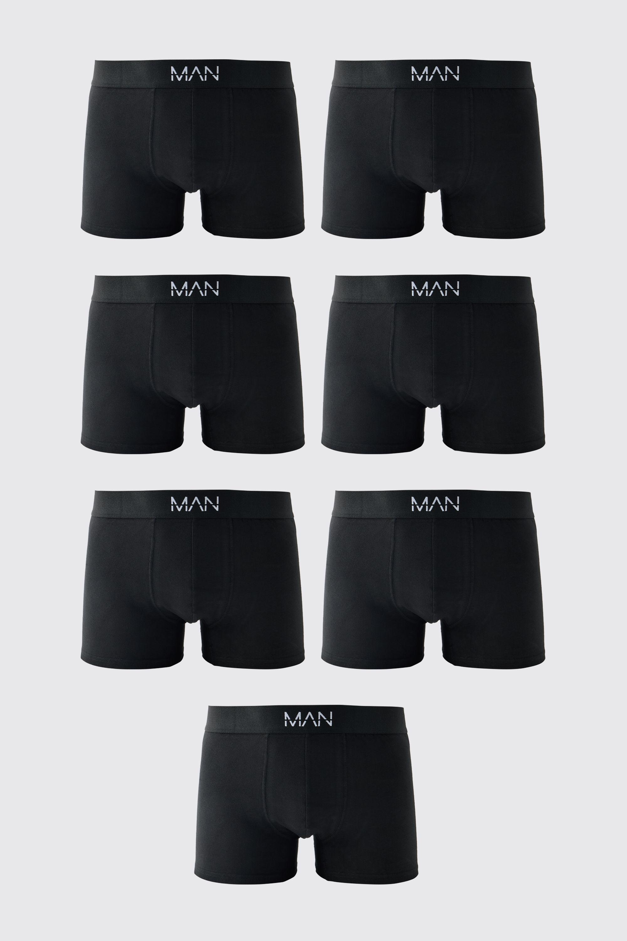 7 Pack Original Man Boxers by BOOHOOMAN