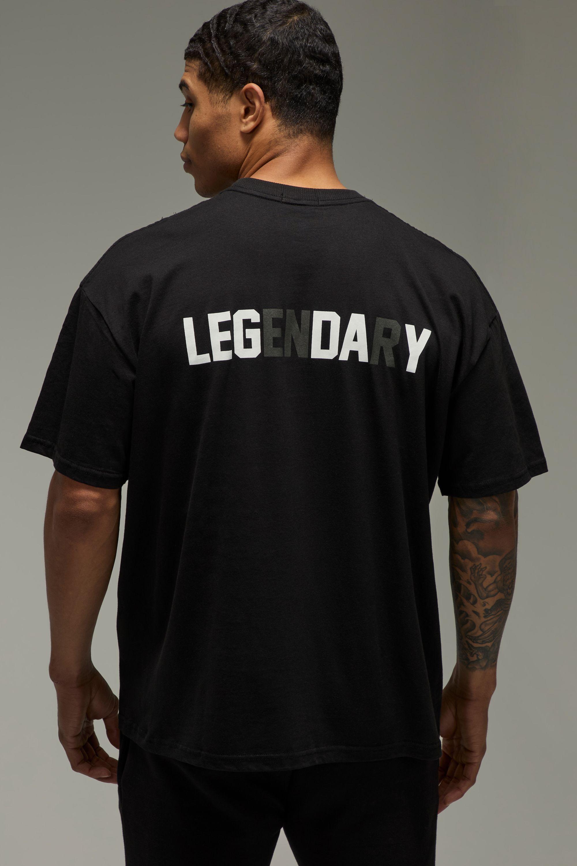 Active Leg Day Oversized T-Shirt by BOOHOOMAN