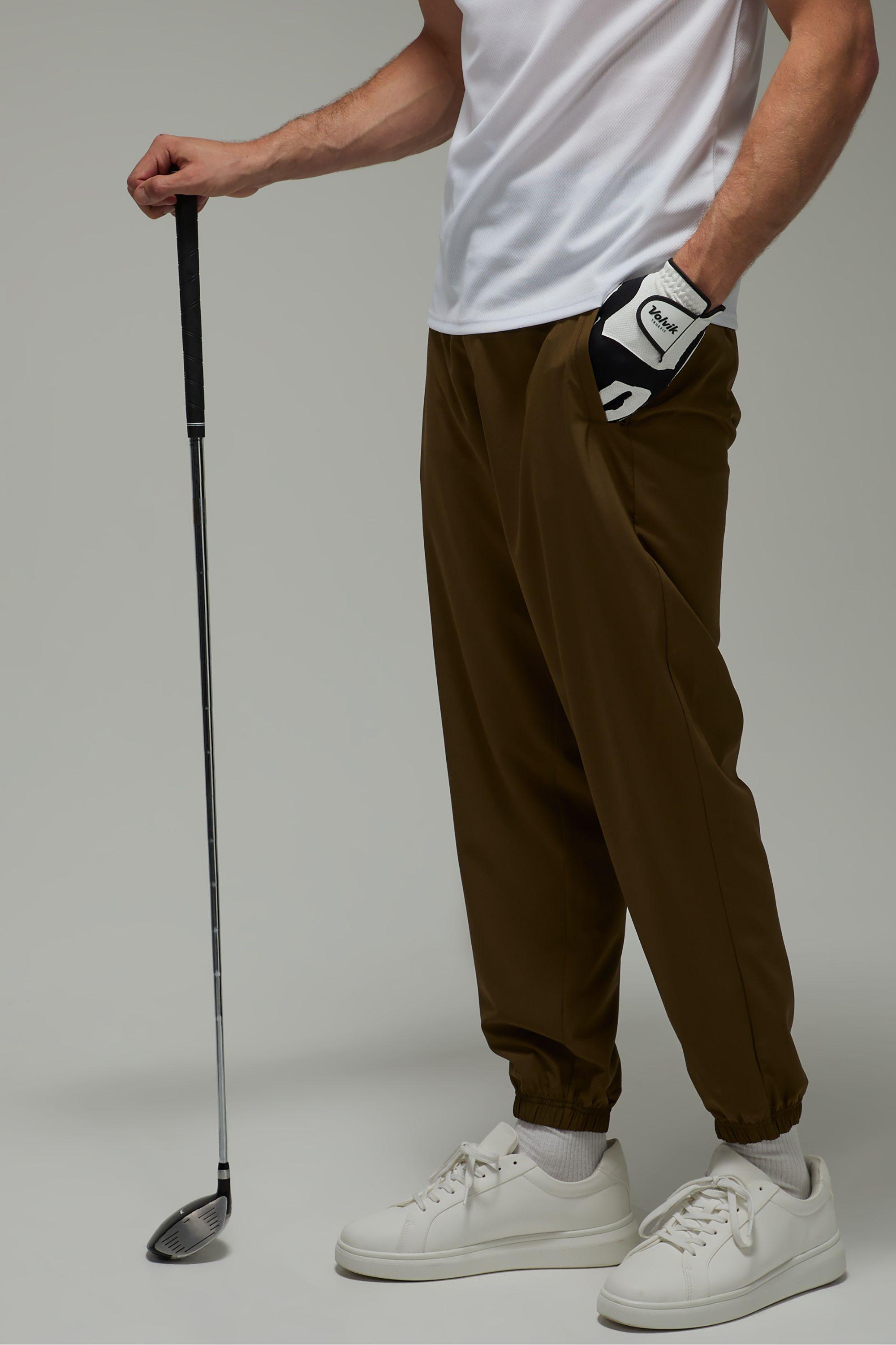 Active Regular Fit Cuffed Golf Joggers by BOOHOOMAN