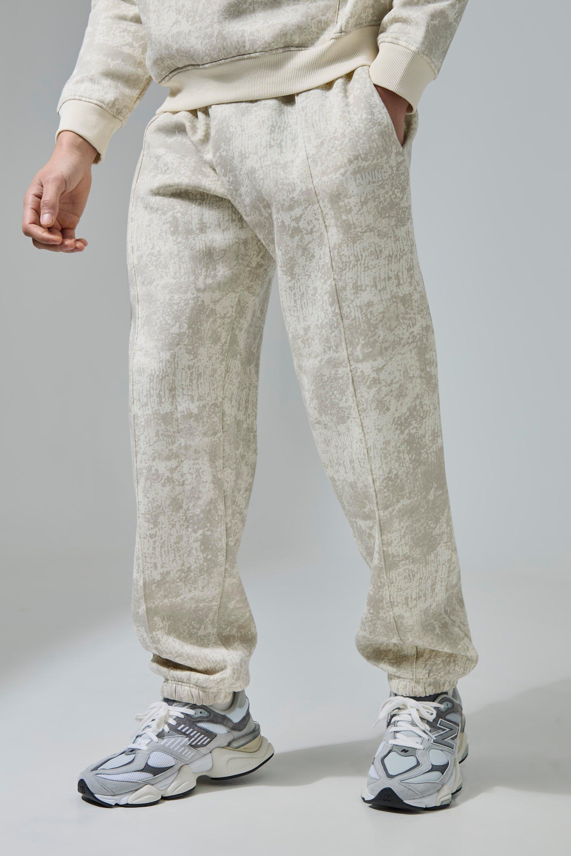 Active Training Dept Camo Oversized Joggers by BOOHOOMAN