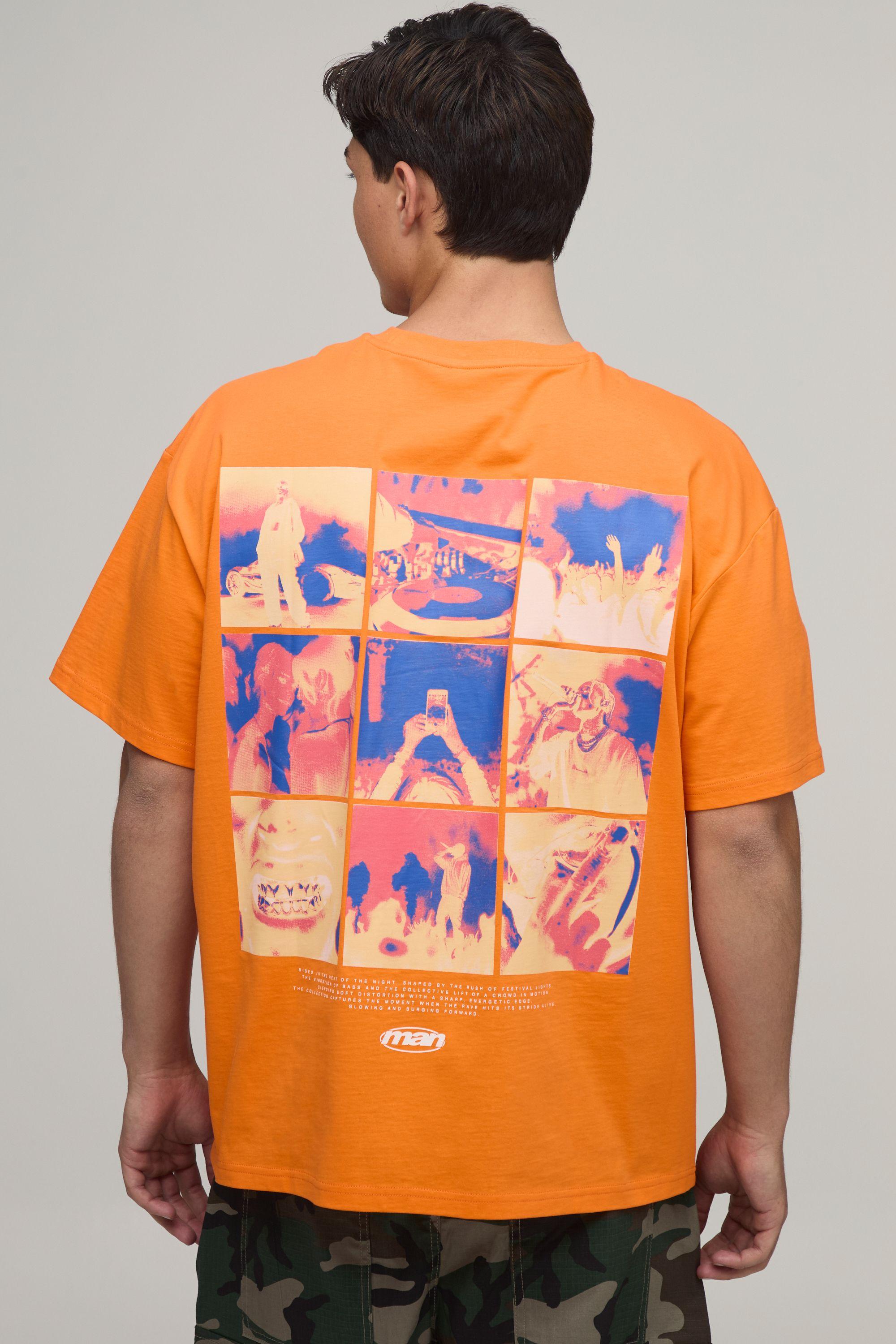 Afterlight Tile Printed Short Sleeve T-shirt by BOOHOOMAN
