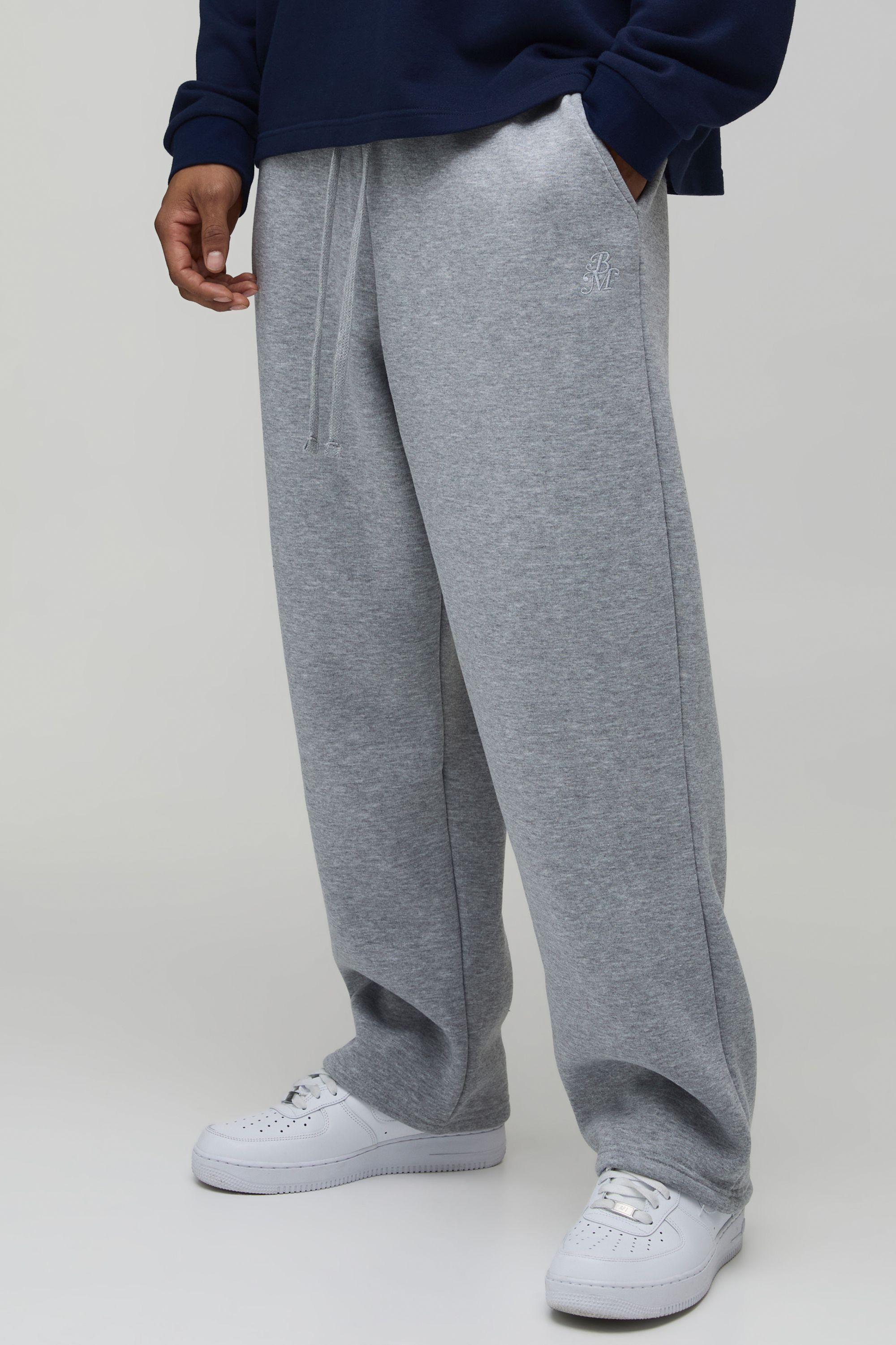 Baggy BM Scroll Barrel Fit Joggers by BOOHOOMAN