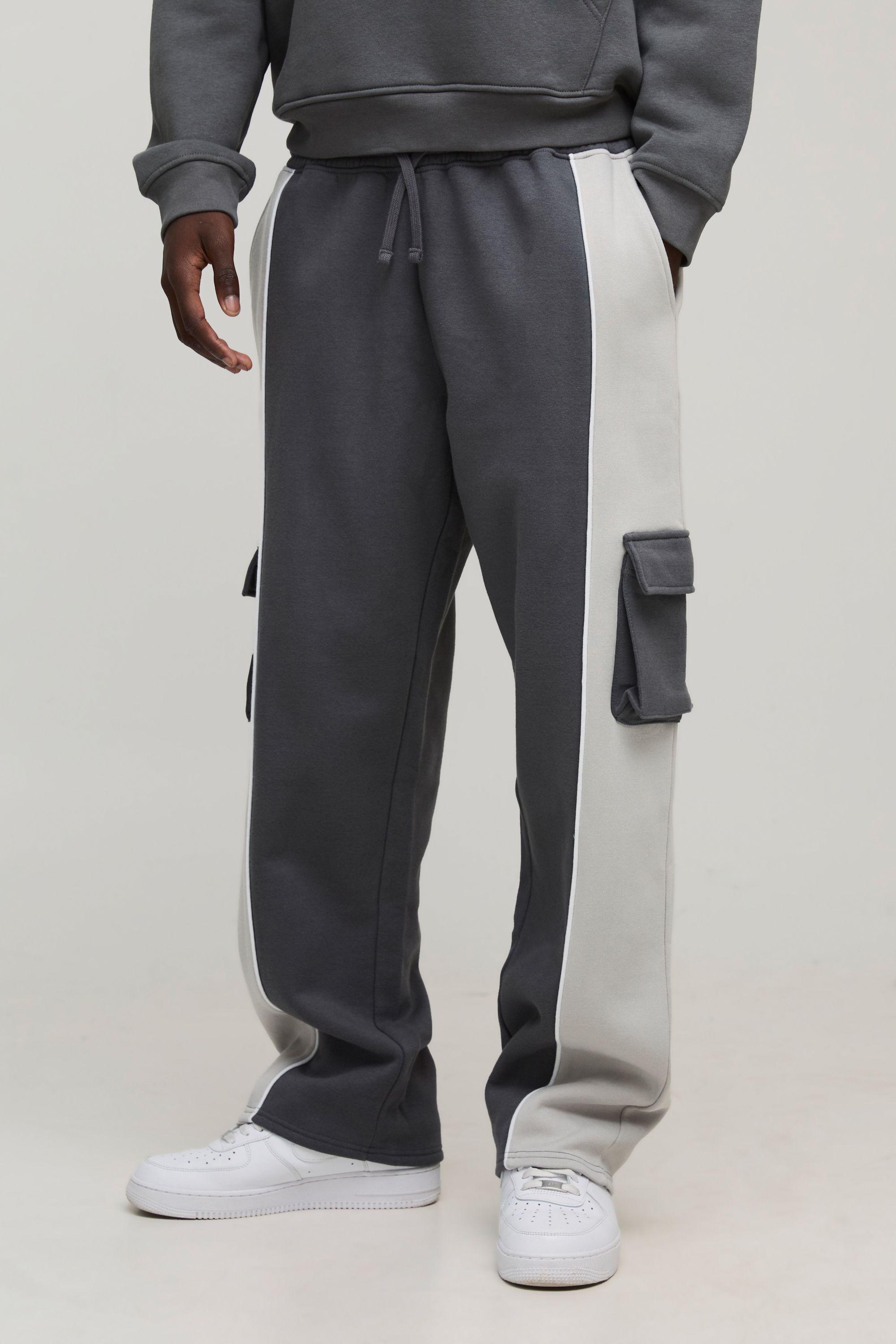 Baggy Cargo Panel Detail Jogger by BOOHOOMAN