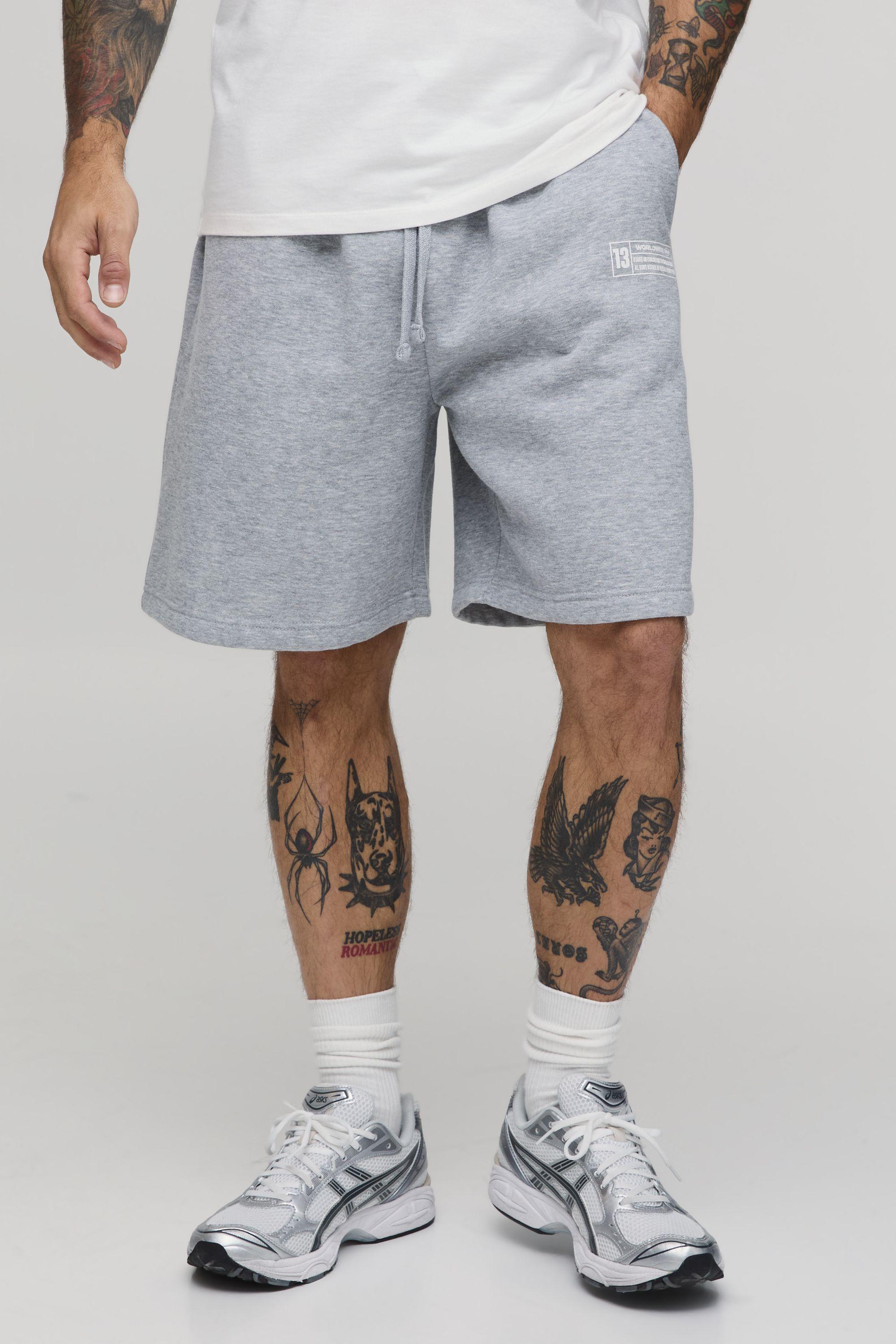 Baggy Fit Double Waistband Jersey Short by BOOHOOMAN