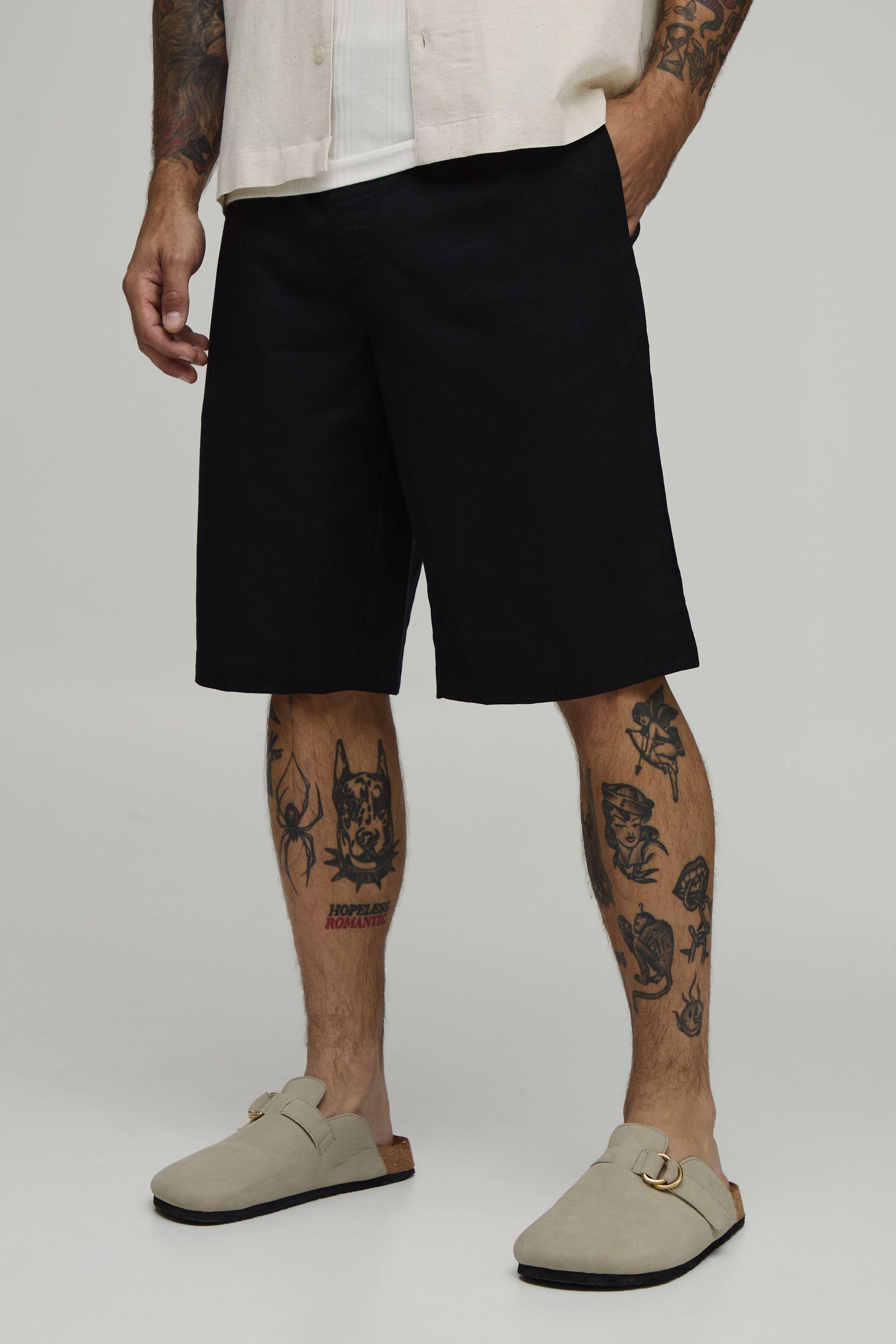 Baggy Fit Half & Half Waist Cargo Shorts by BOOHOOMAN