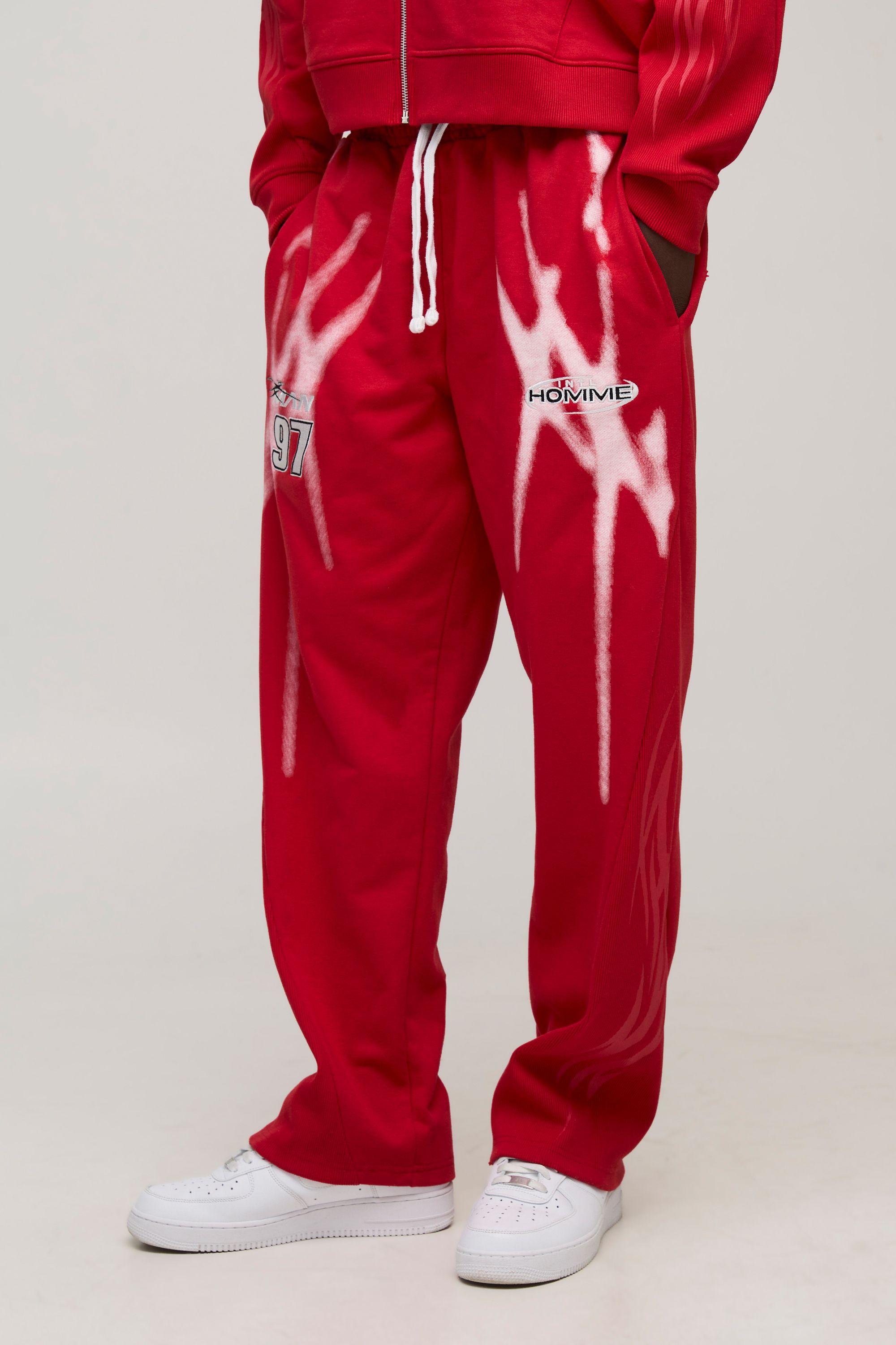 Baggy Fit MAN Sport Distressed Jogger by BOOHOOMAN