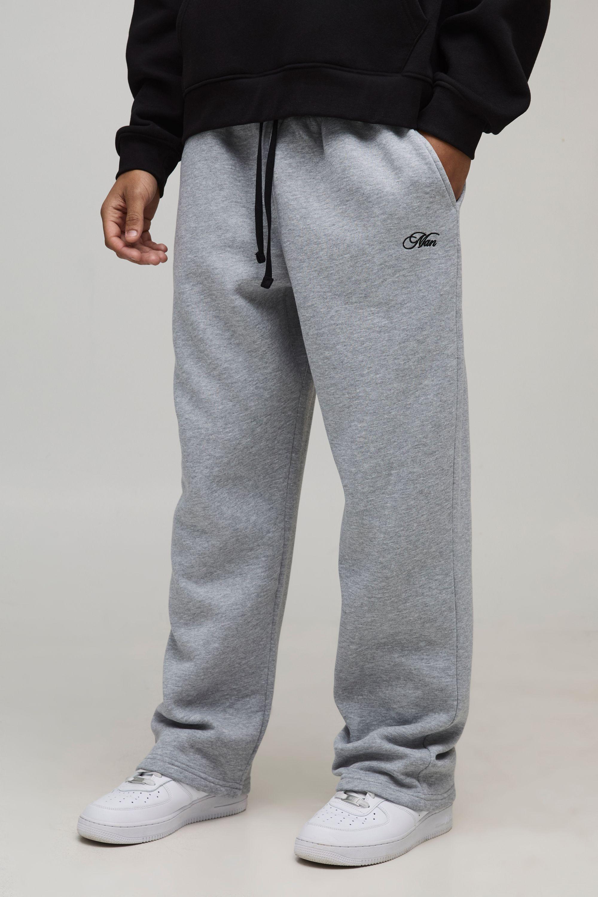 Baggy Fit Man Script Joggers by BOOHOOMAN