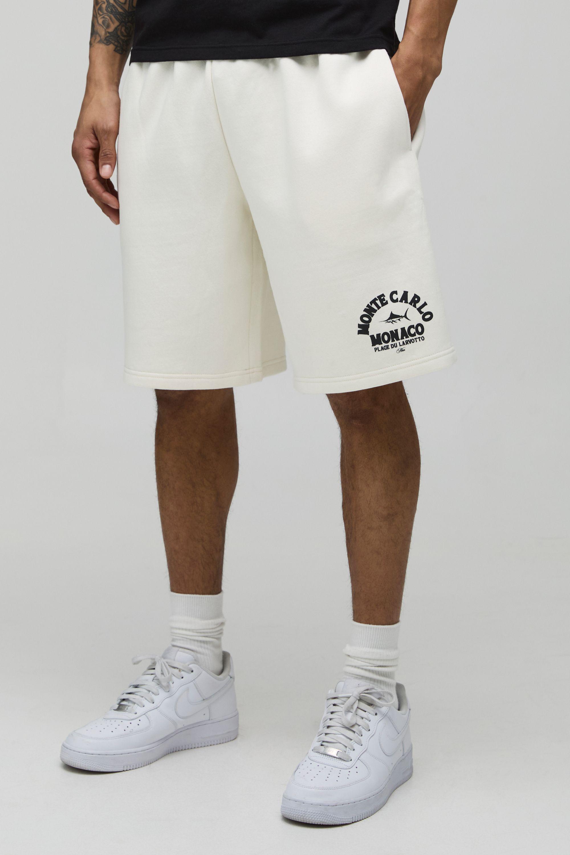 Baggy Fit Monte Carlo Monaco Jersey Short by BOOHOOMAN