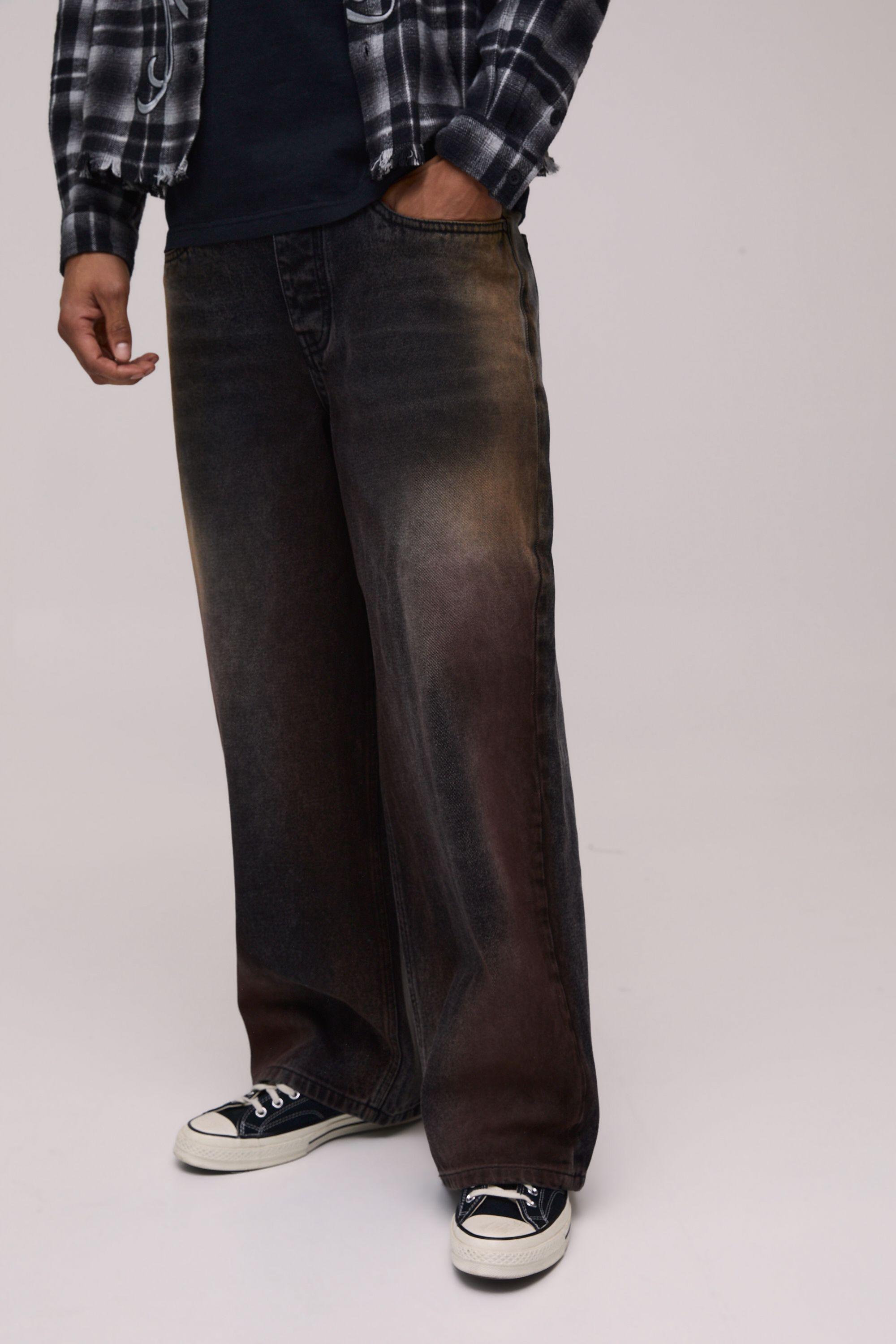 Baggy Rigid Bleach Washed Denim Jeans by BOOHOOMAN