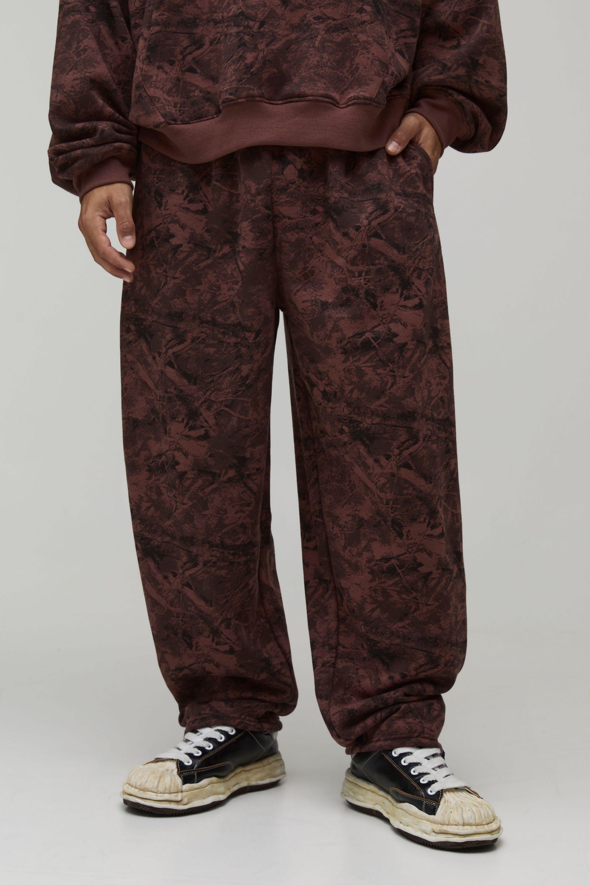 Balloon Fit Forest Camo Jogger by BOOHOOMAN