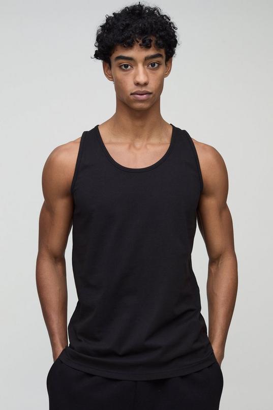 Basic Regular Fit Vest by BOOHOOMAN