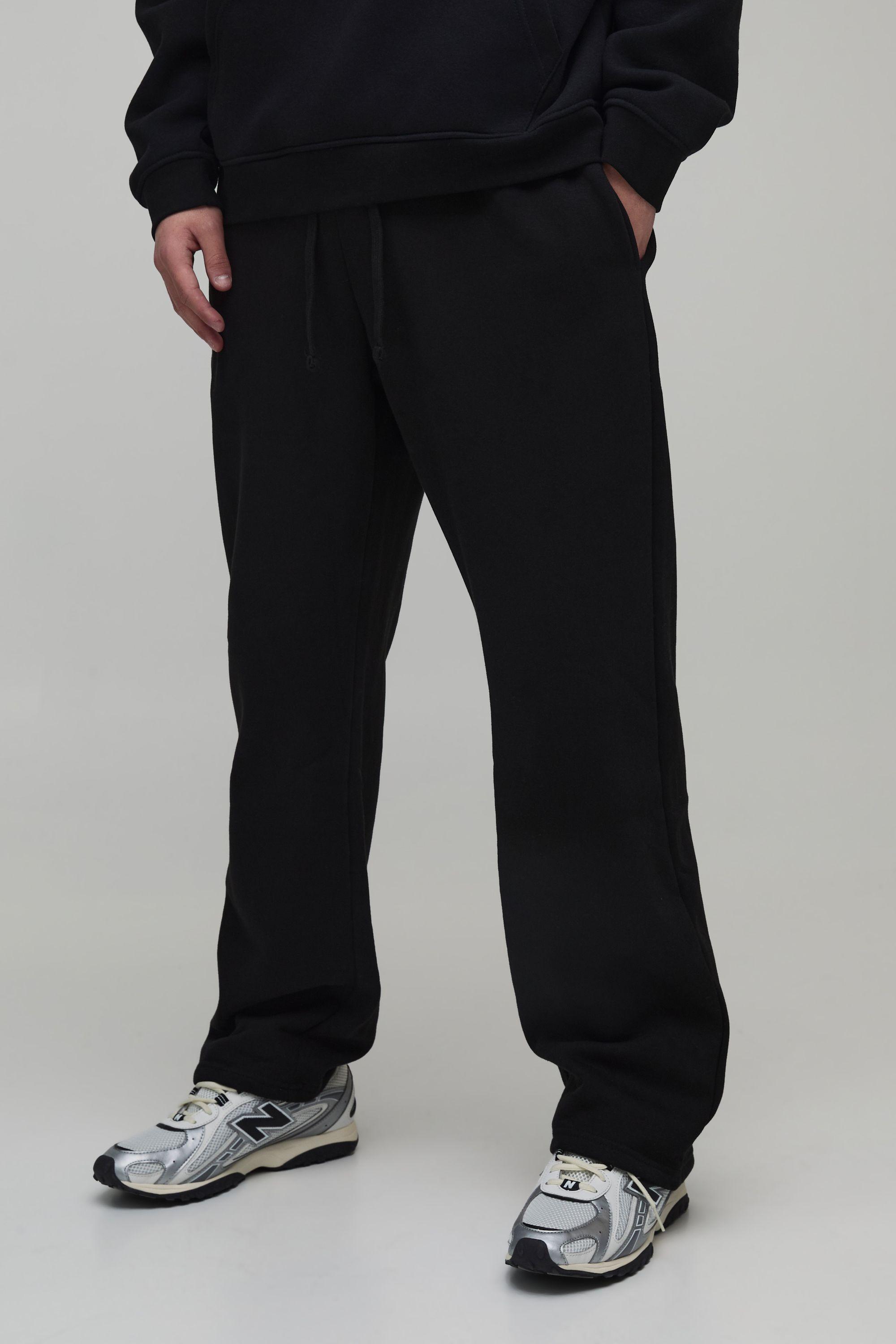 Basic Straight Leg Jogger by BOOHOOMAN