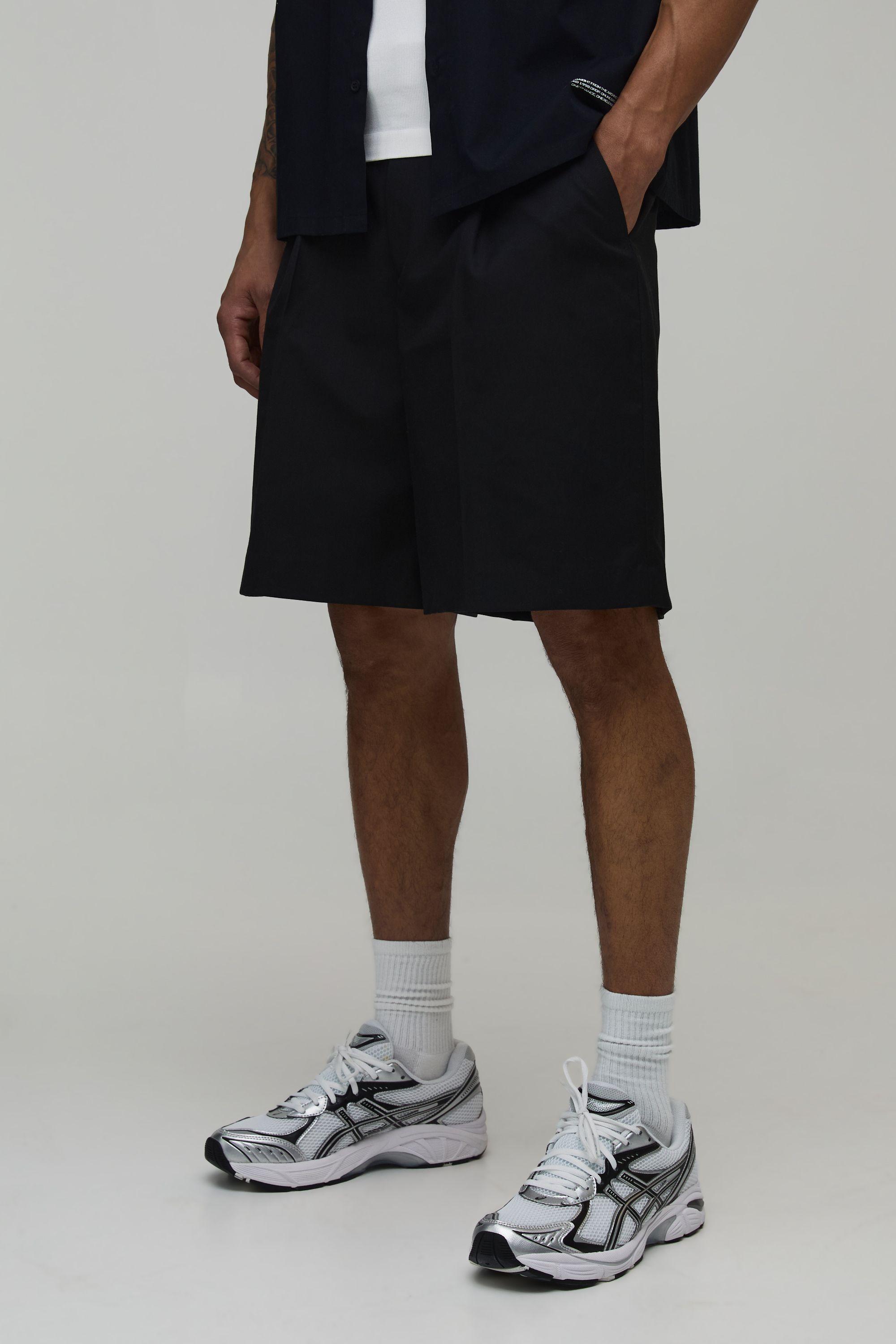 Bermuda Fit Tailored Shorts by BOOHOOMAN
