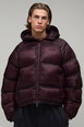 Boxy Bubble Fit Translucent Hooded Puffer Jacket by BOOHOOMAN Boxy Bubble Fit Translucent Hooded Puffer Jacket by BOOHOOMAN