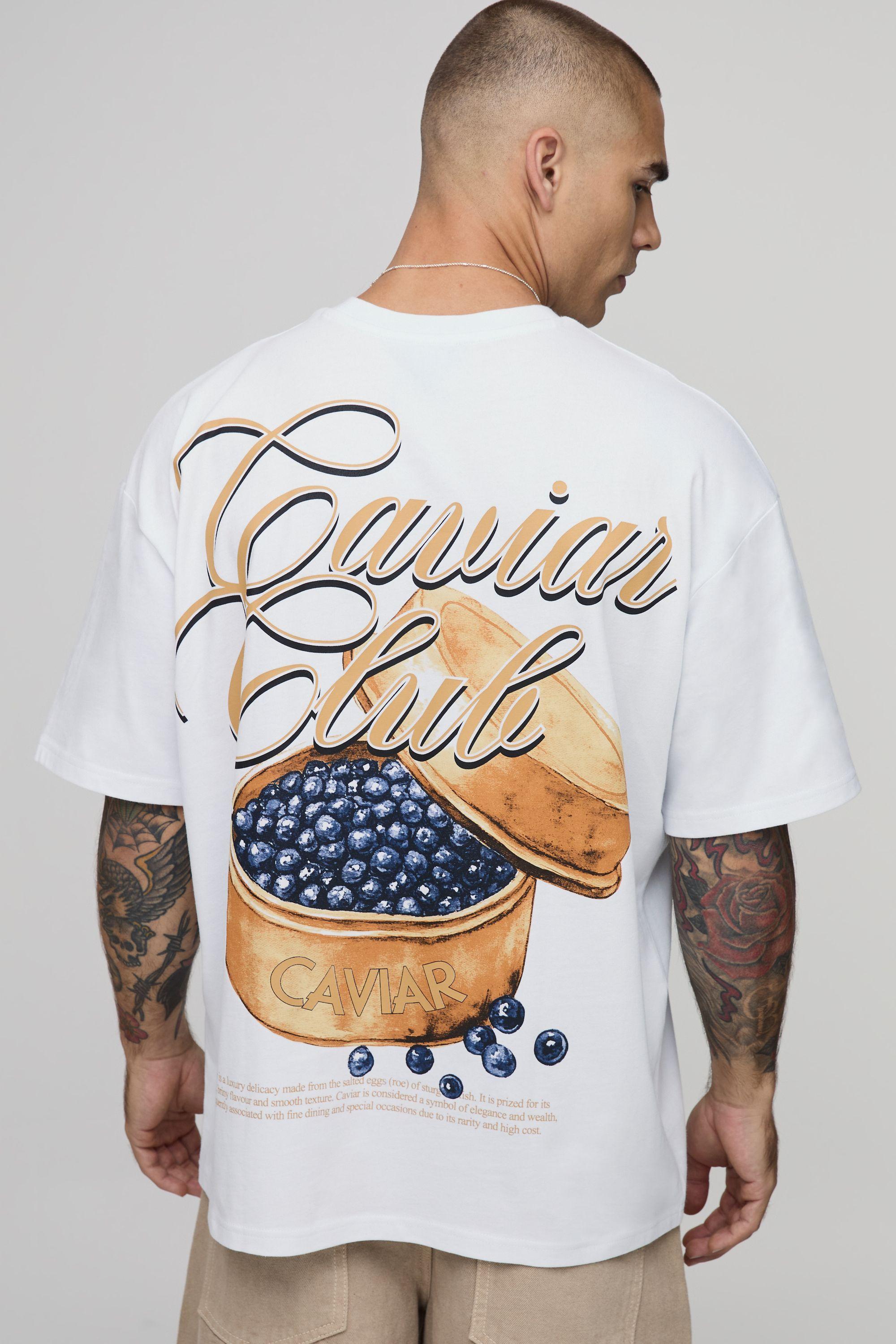 Caviar Oversized T-shirt by BOOHOOMAN