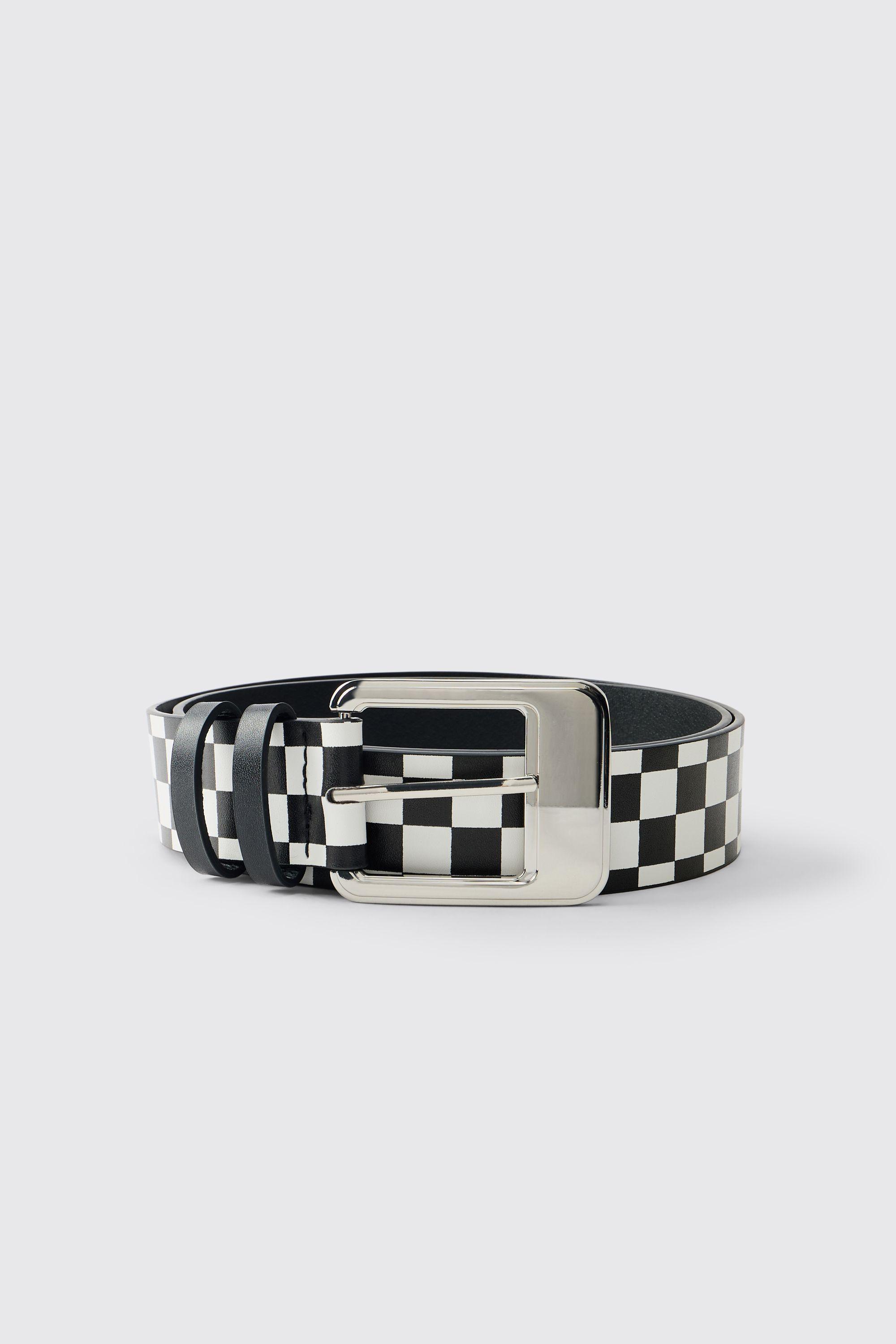 Checker Board Belt by BOOHOOMAN