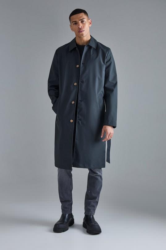 Classic Belted Trench Coat by BOOHOOMAN