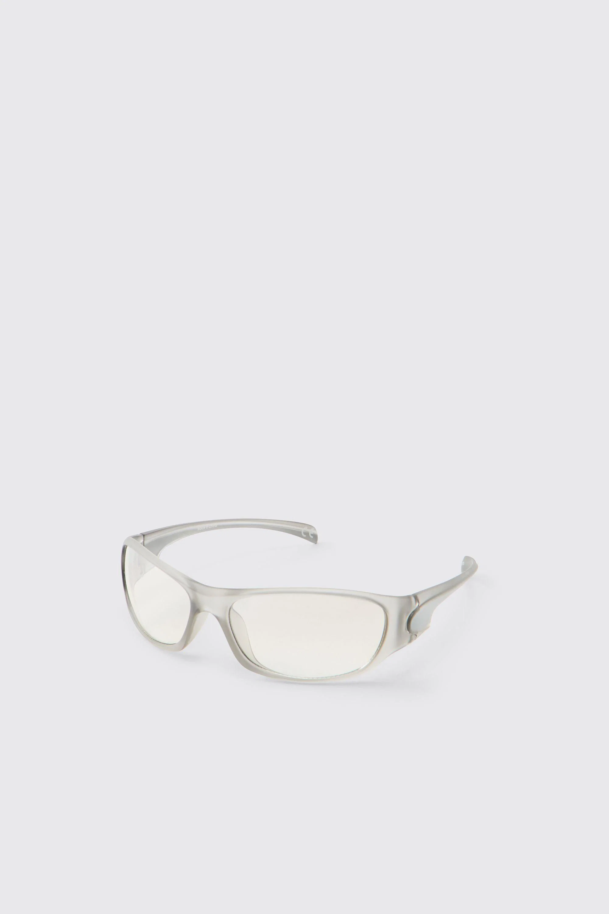 Clear Plastic Tinted Sunglasses by BOOHOOMAN