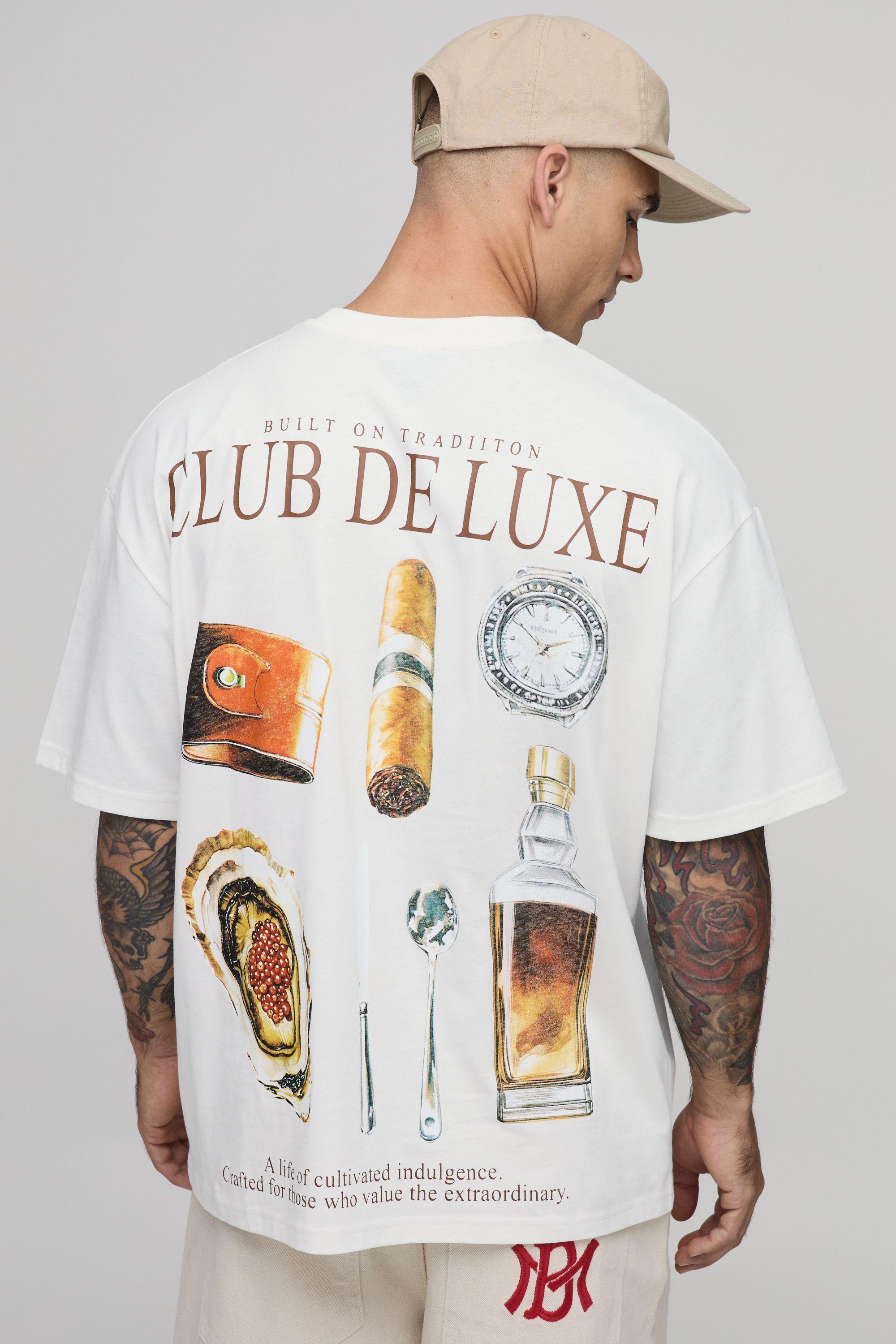 Club De Luxe Oversized T-shirt by BOOHOOMAN