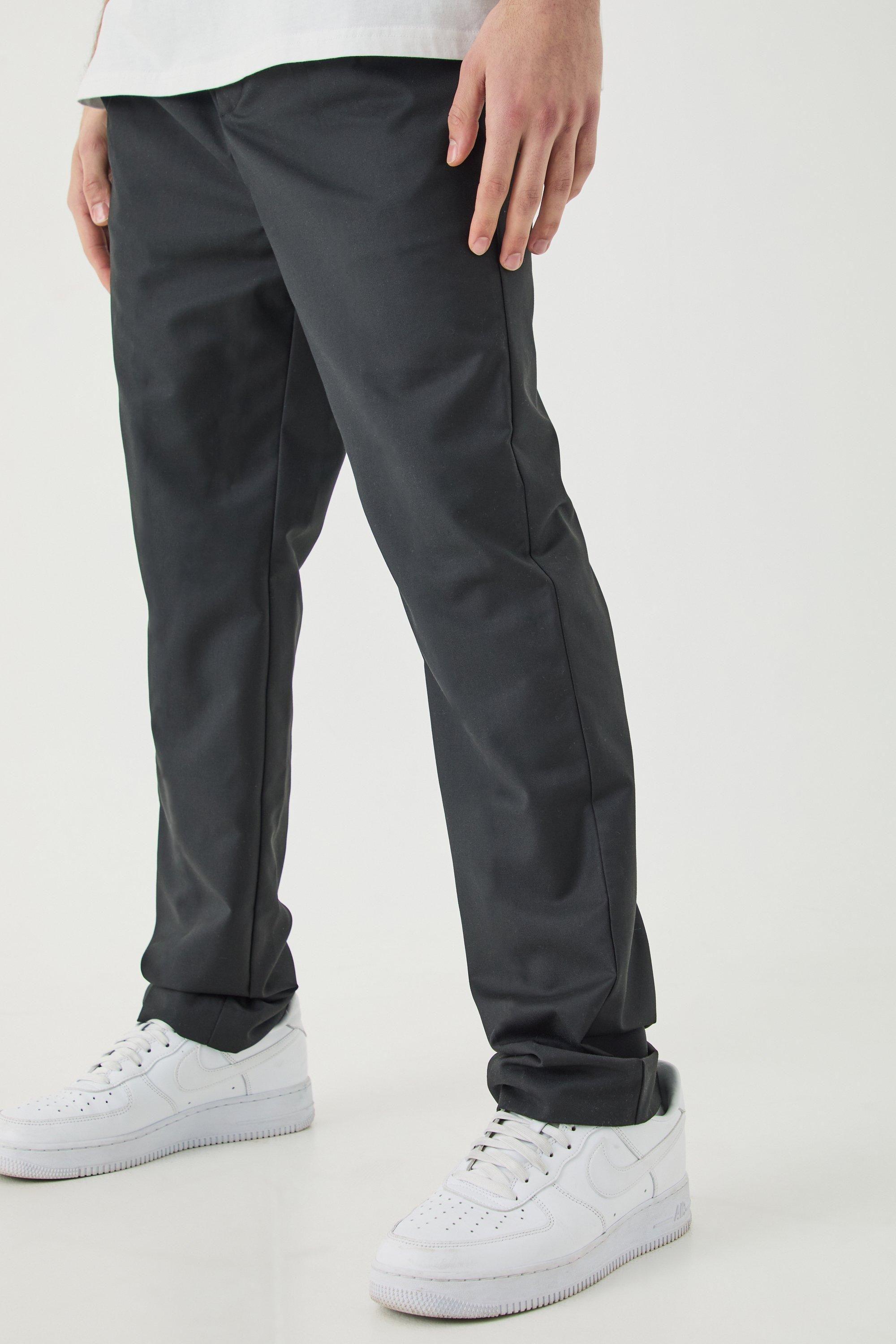 Comfort Waist Pleat Front Trousers by BOOHOOMAN