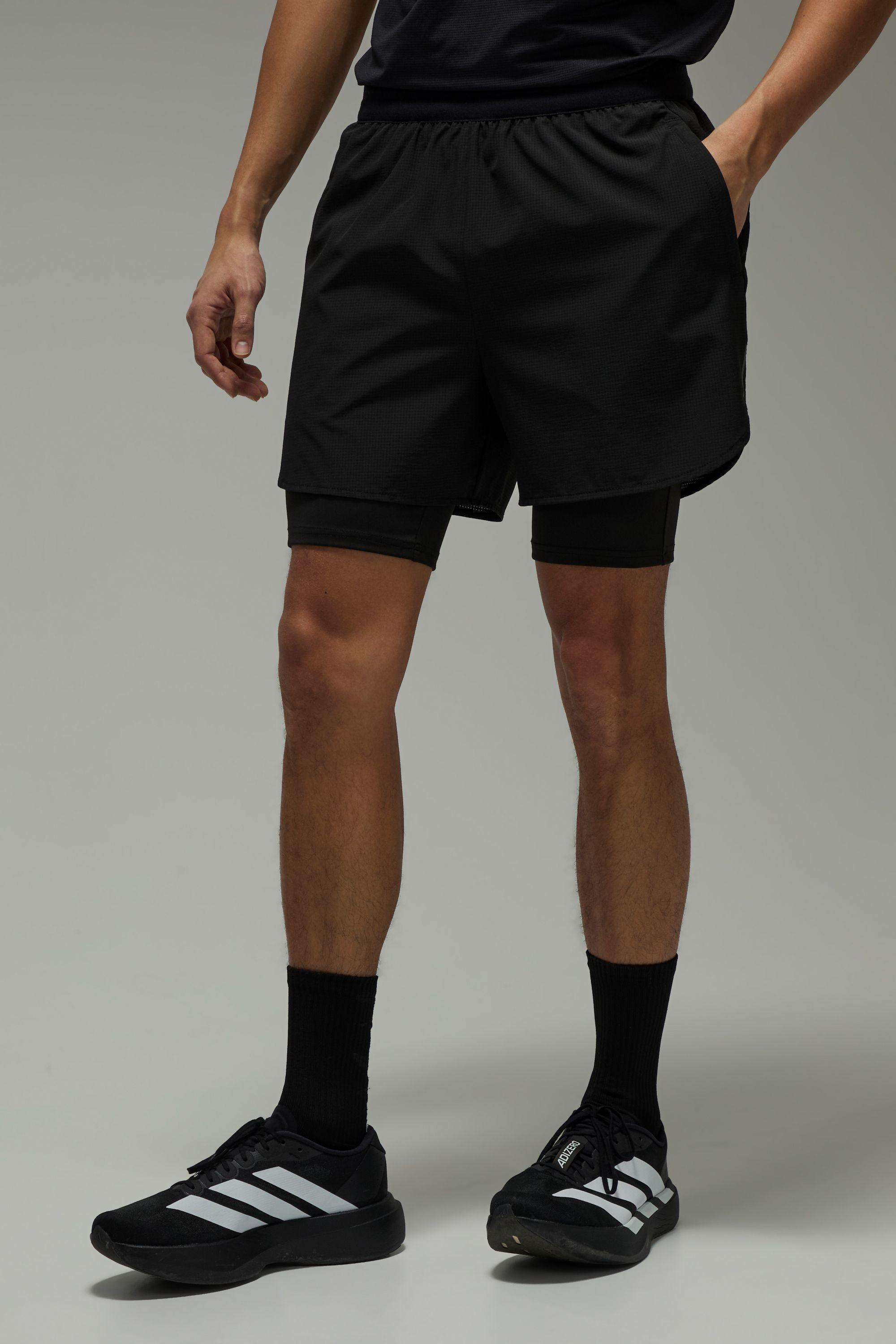Common Pace Running Ultra 5inch 2in1 Short by BOOHOOMAN