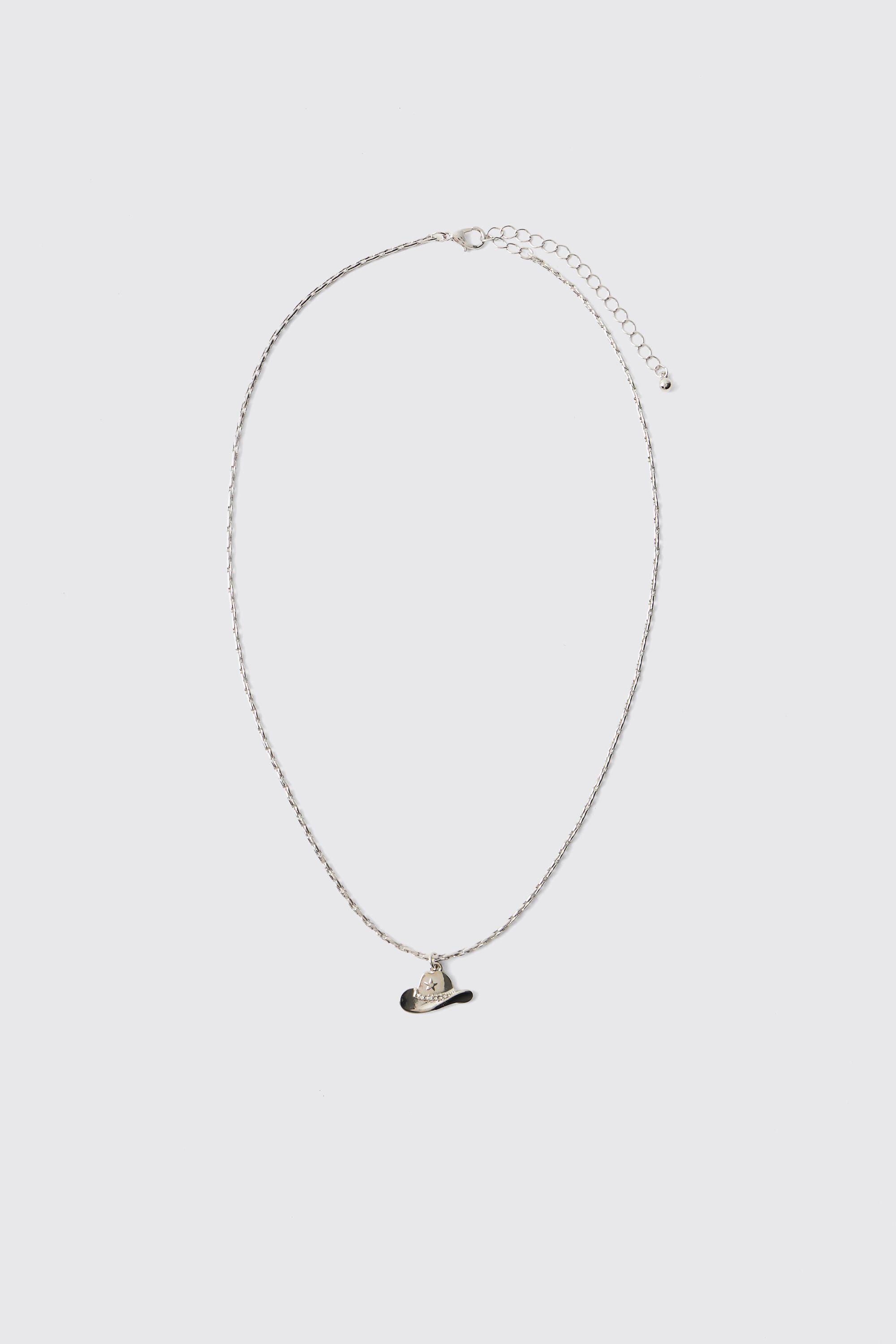 Cowboy Hat Necklace by BOOHOOMAN