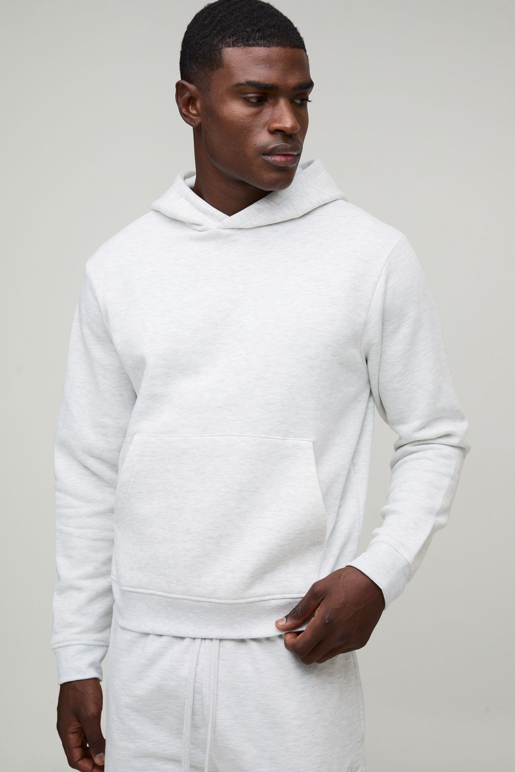 Essential Boxy Over the Head Hoodie by BOOHOOMAN