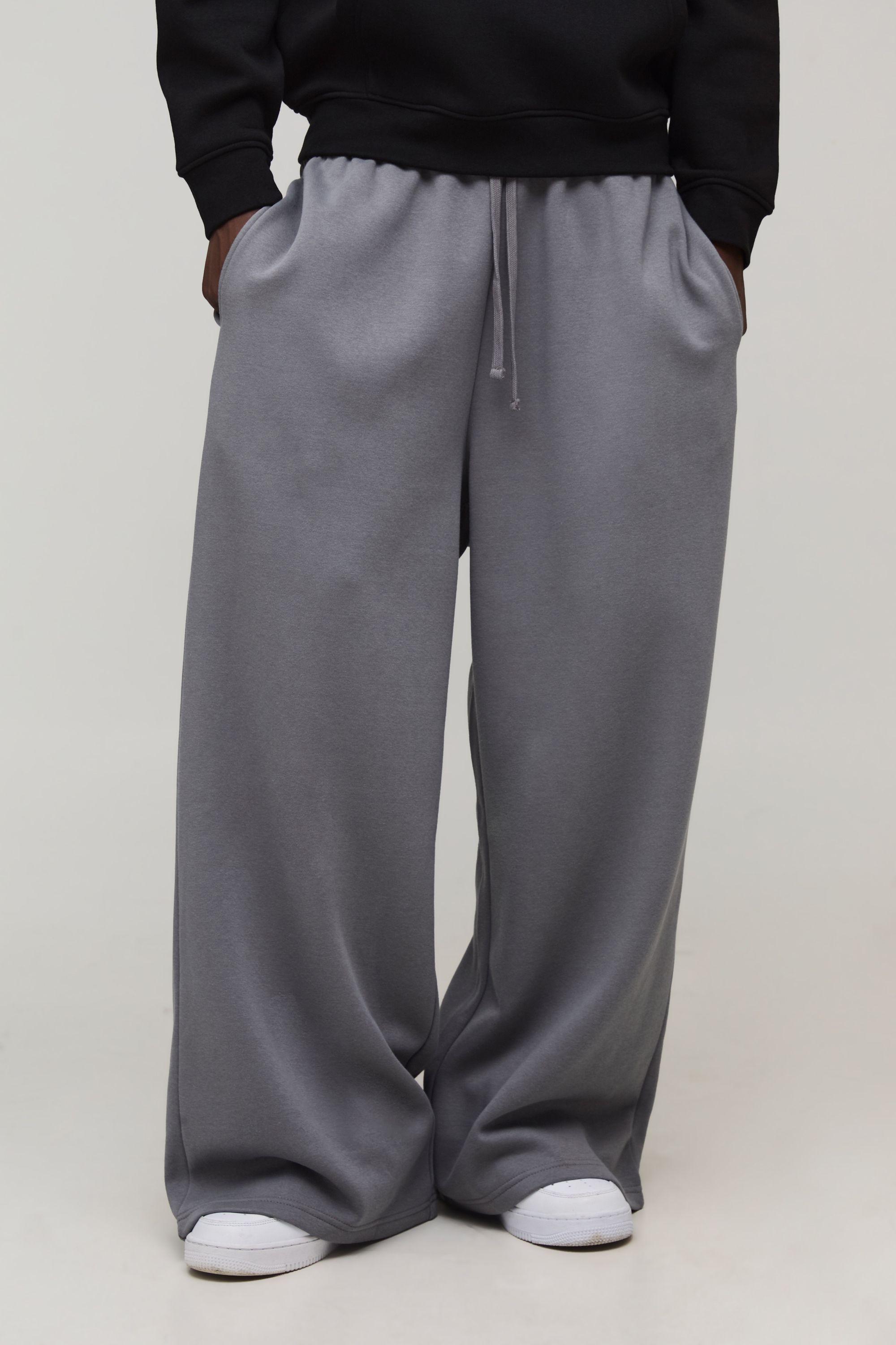 Essential Extreme Wide Leg Jogger by BOOHOOMAN