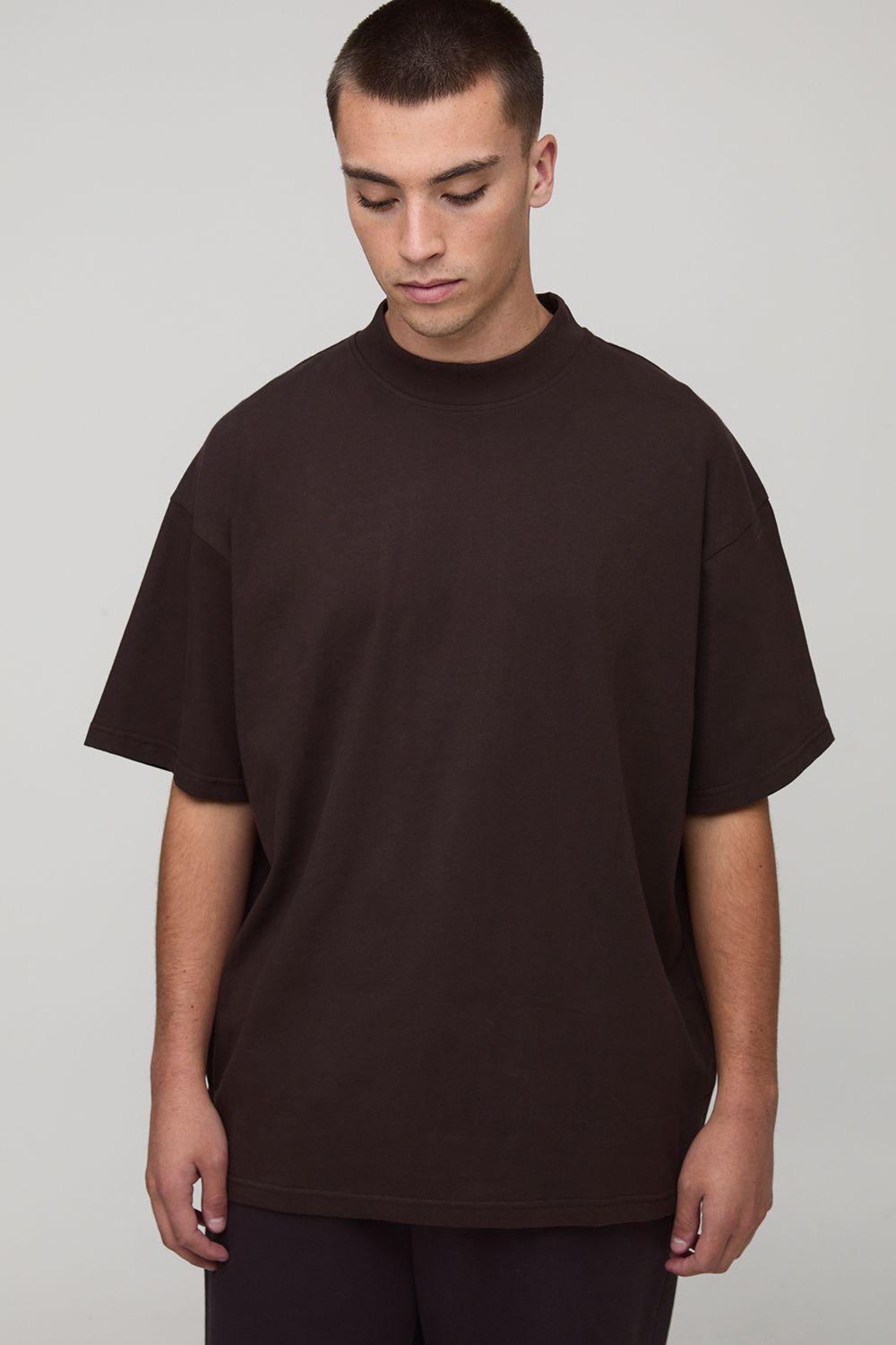 Essential Oversized Extended Neck T-Shirt by BOOHOOMAN