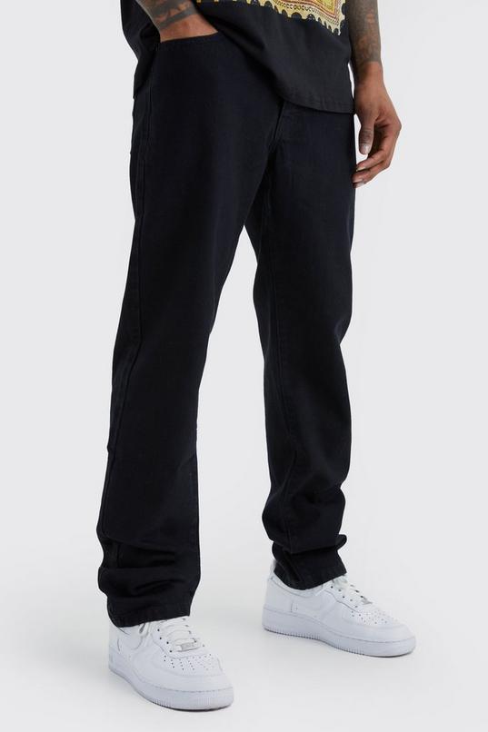Essential Relaxed Fit Jeans by BOOHOOMAN