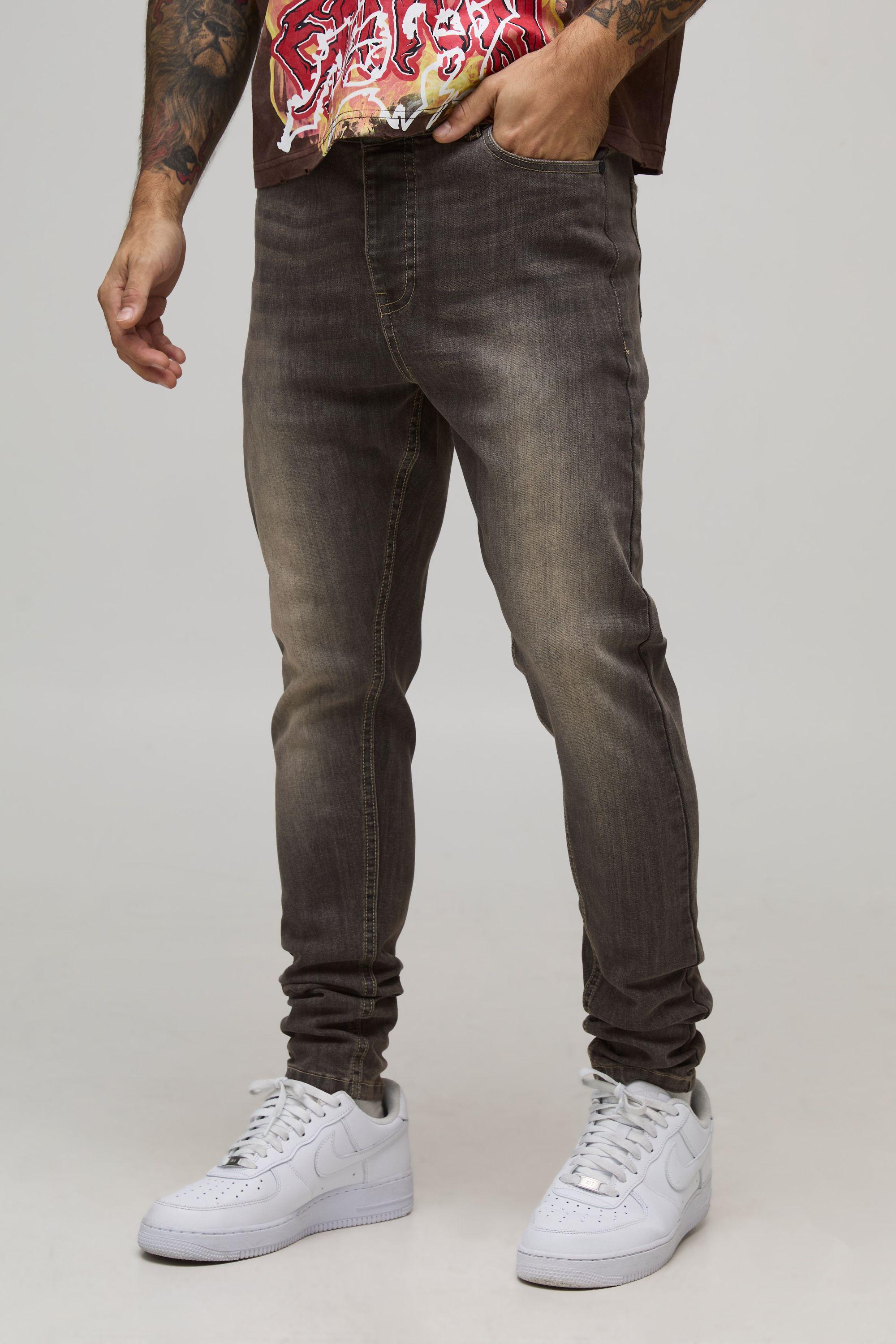 Essential Skinny Fit Jeans by BOOHOOMAN
