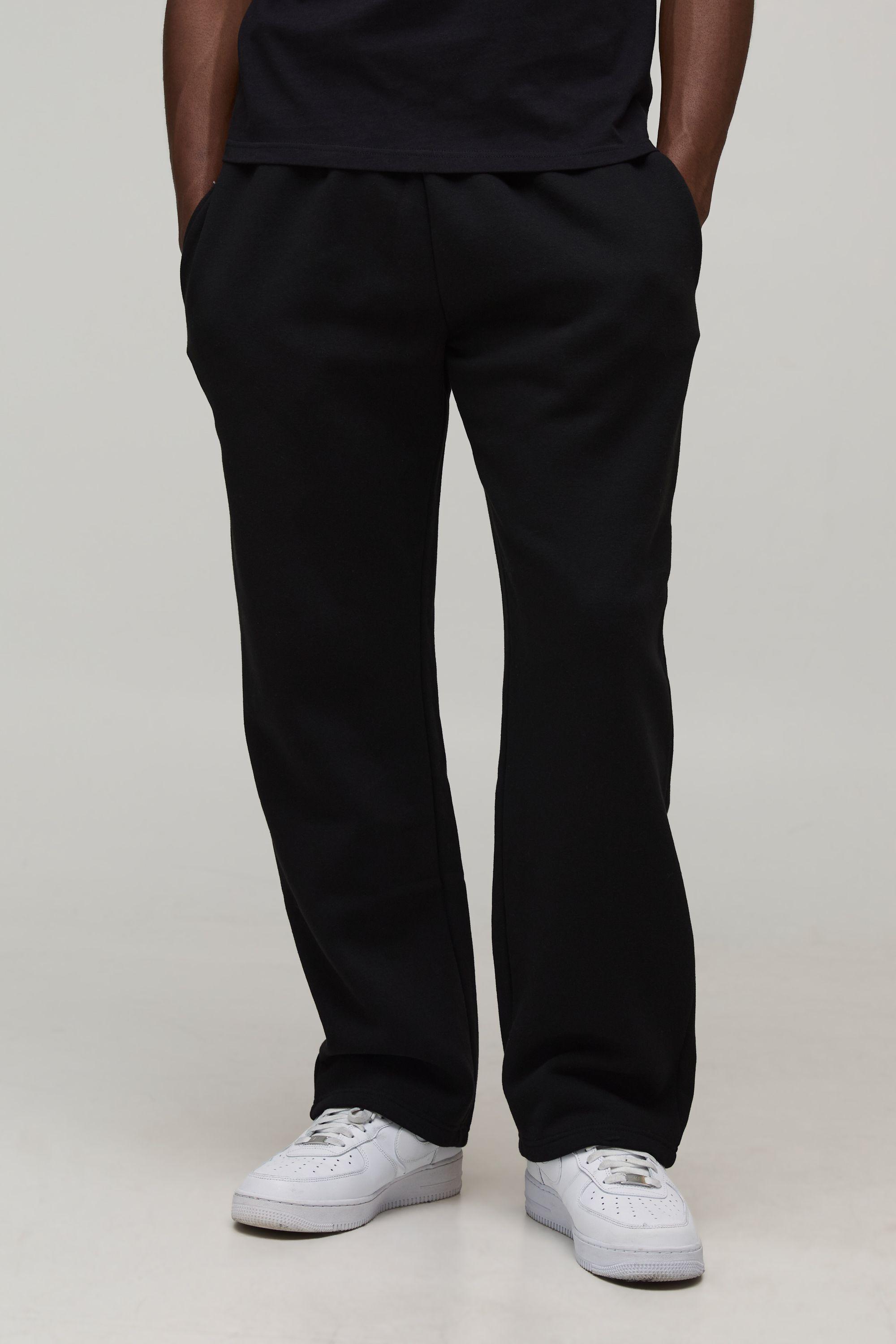 Essential Straight Leg Jogger by BOOHOOMAN