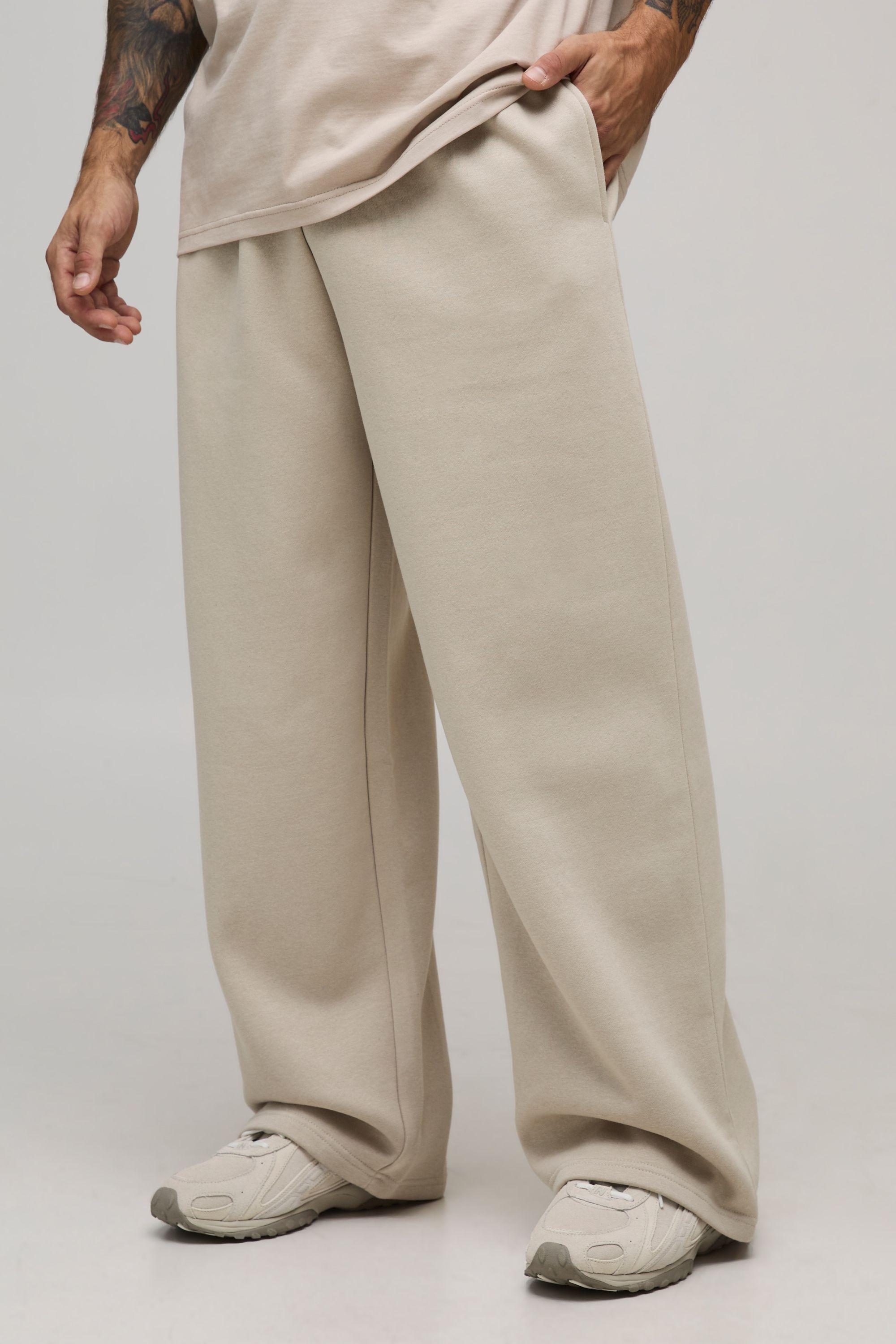Essential Wide Leg Jogger by BOOHOOMAN