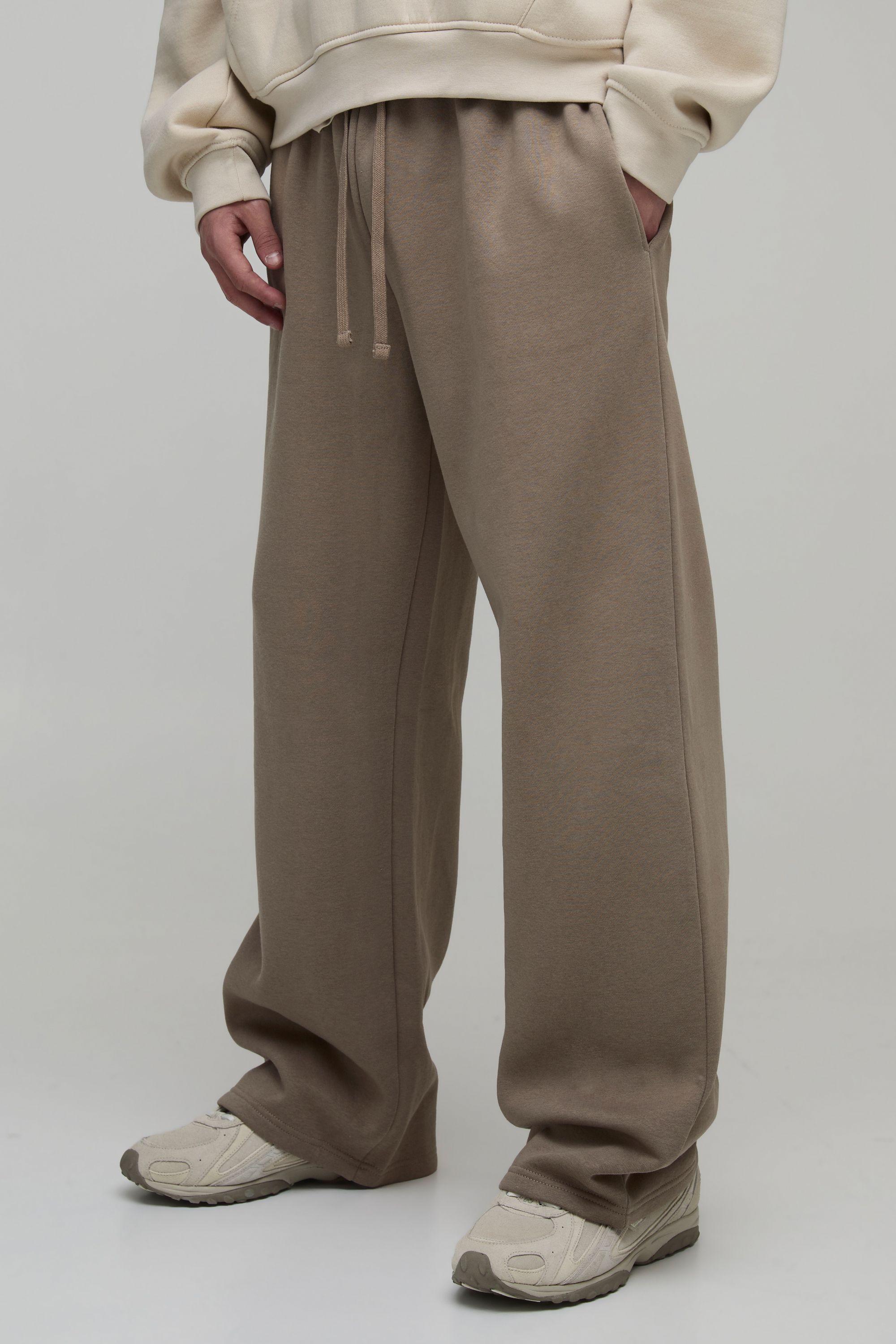 Essential Wide Leg Jogger by BOOHOOMAN